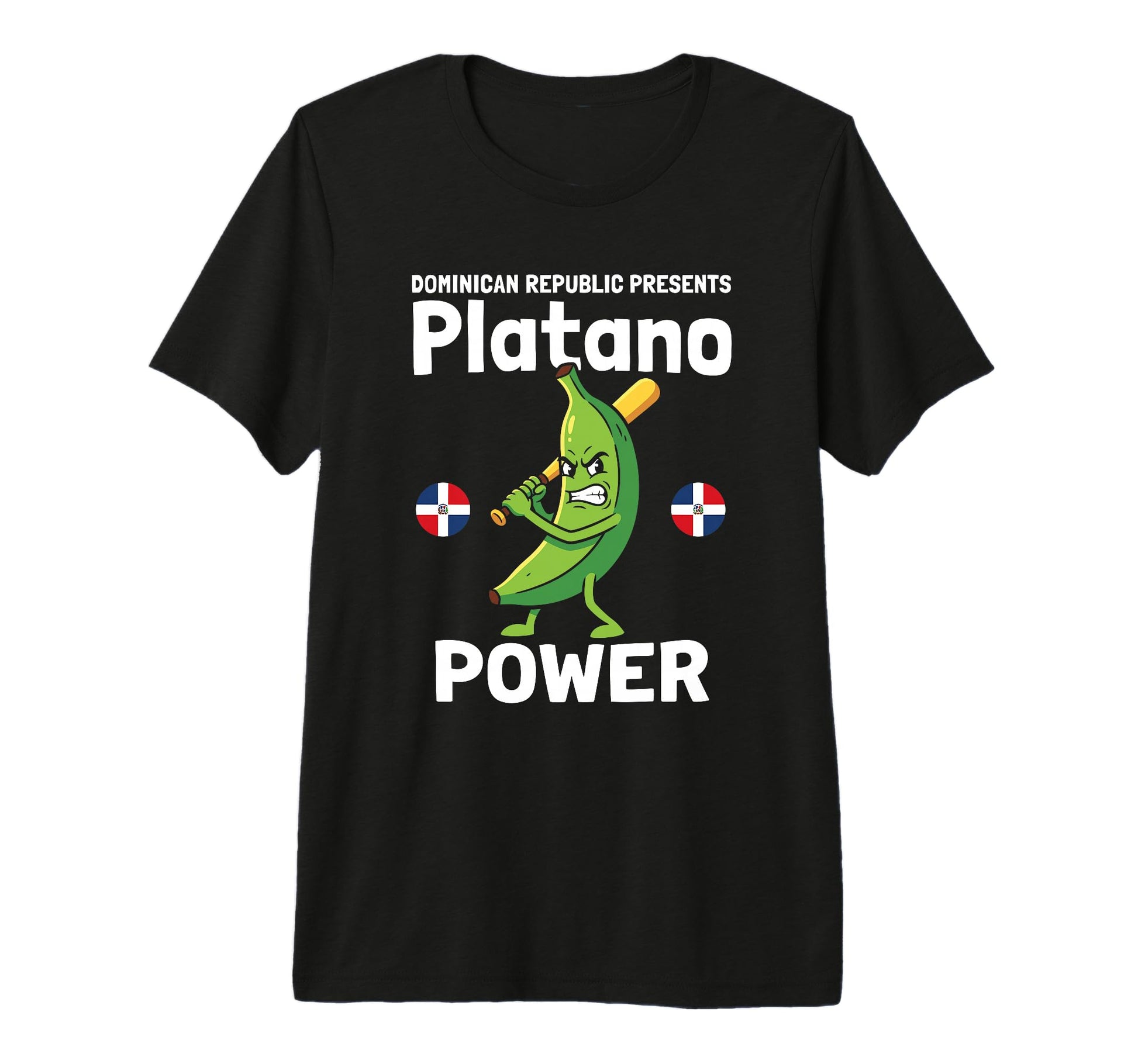 Platano Power Dominican Republic Funny T-Shirt - Unique Graphic Unisex - T-Shirt, Sweatshirt, Hoodie