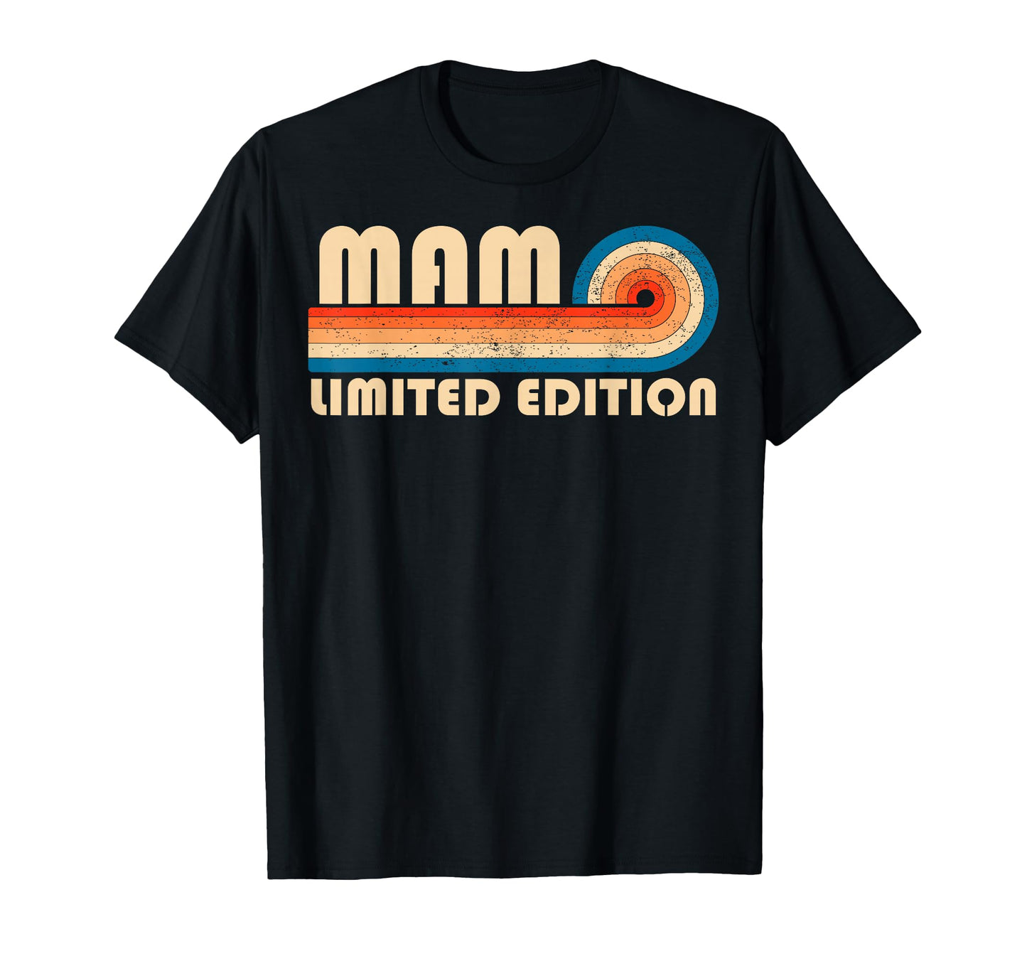 Mam 70S 80S Sunset Stripe T-Shirt - Graphic Print Unisex - T-Shirt, Sweatshirt, Hoodie