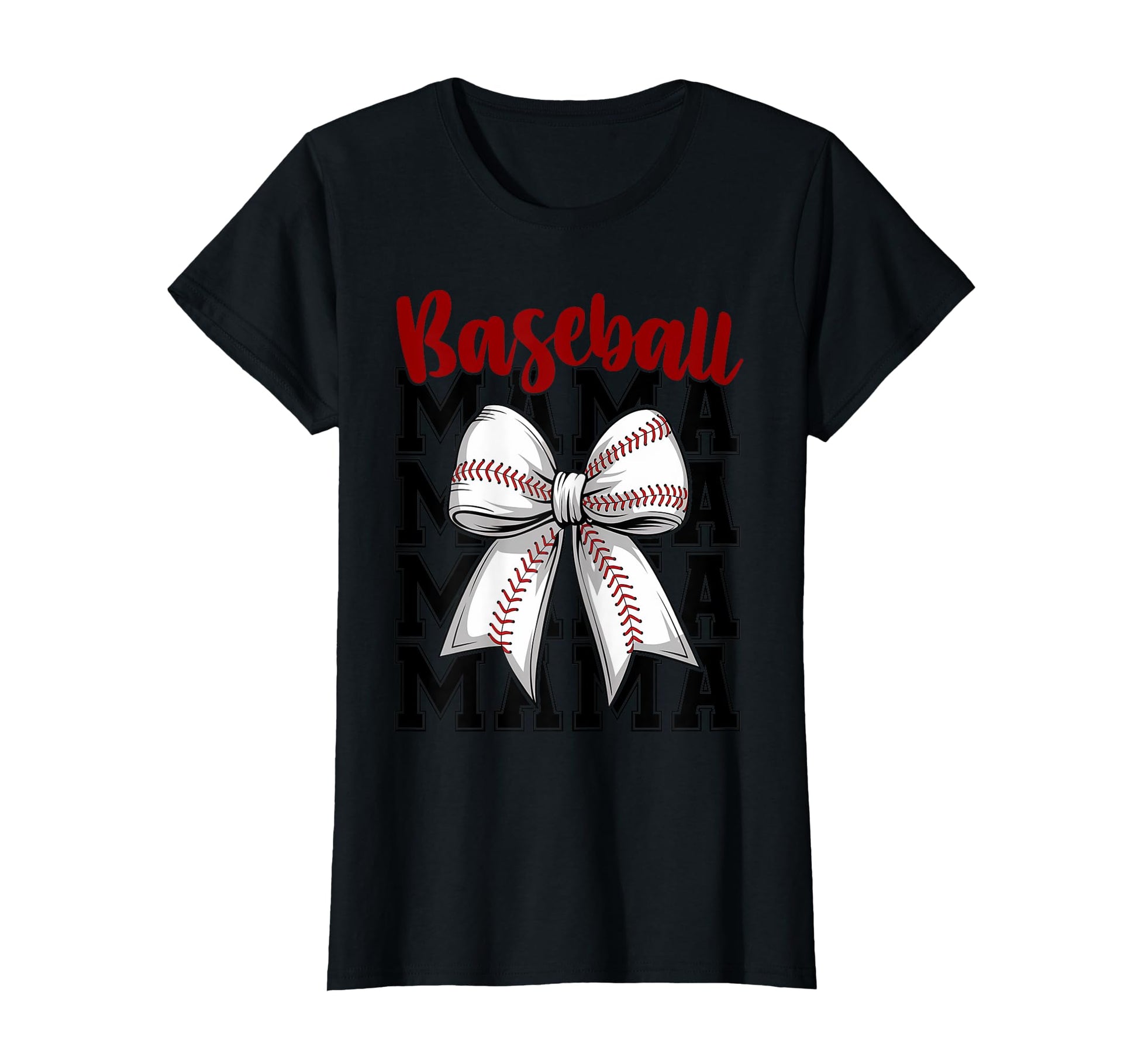 Baseball Mama Coquette Bow Biggest Fan T-Shirt - Aesthetic Graphic Unisex - T-Shirt, Sweatshirt, Hoodie
