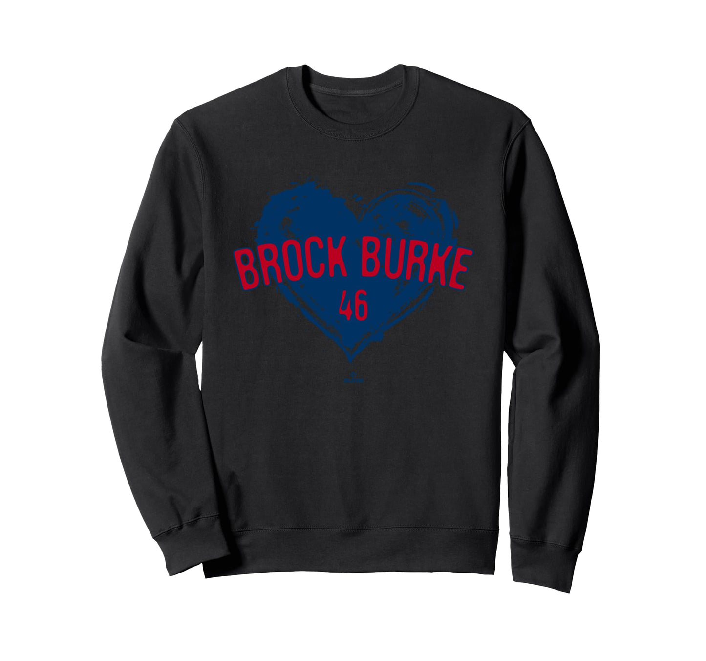 Distressed Heart Brock Burke Los Sweatshirt - Minimalist Print Unisex - T-Shirt, Sweatshirt, Hoodie