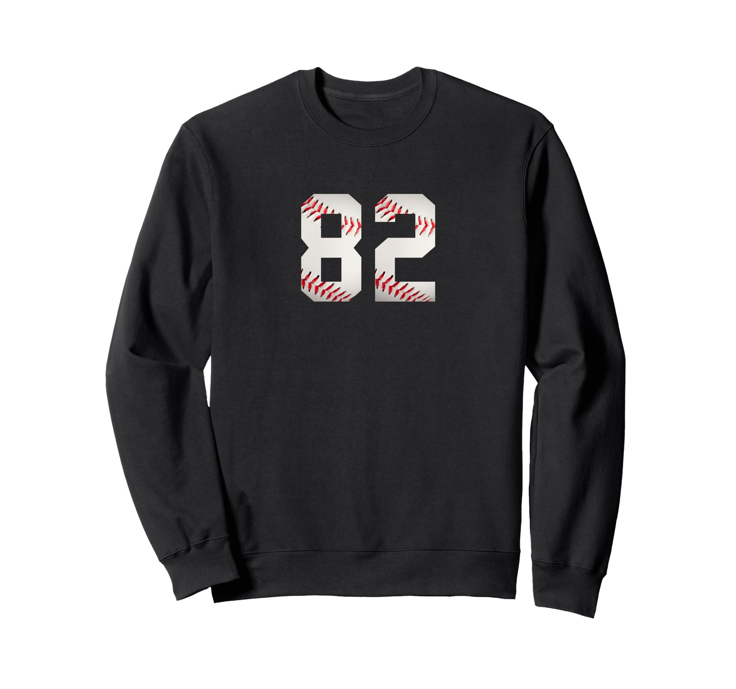Number 82 Minimalist Birthday Sweatshirt - Graphic Print Men Women - T-Shirt, Sweatshirt, Hoodie