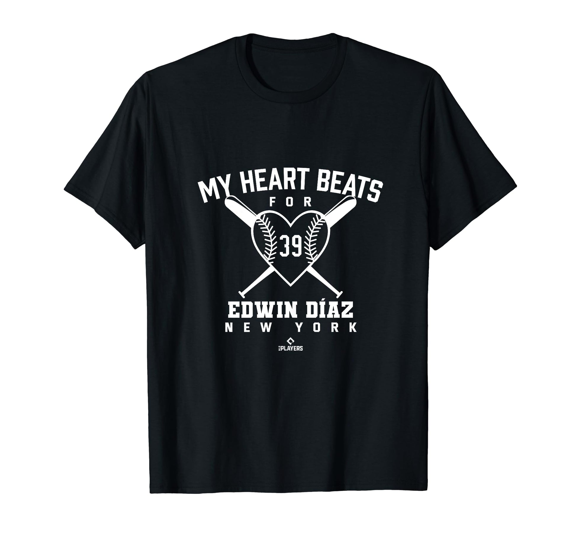 My Heart Beats Edwin Diaz Baseball T-Shirt - Aesthetic Graphic Unisex - T-Shirt, Sweatshirt, Hoodie