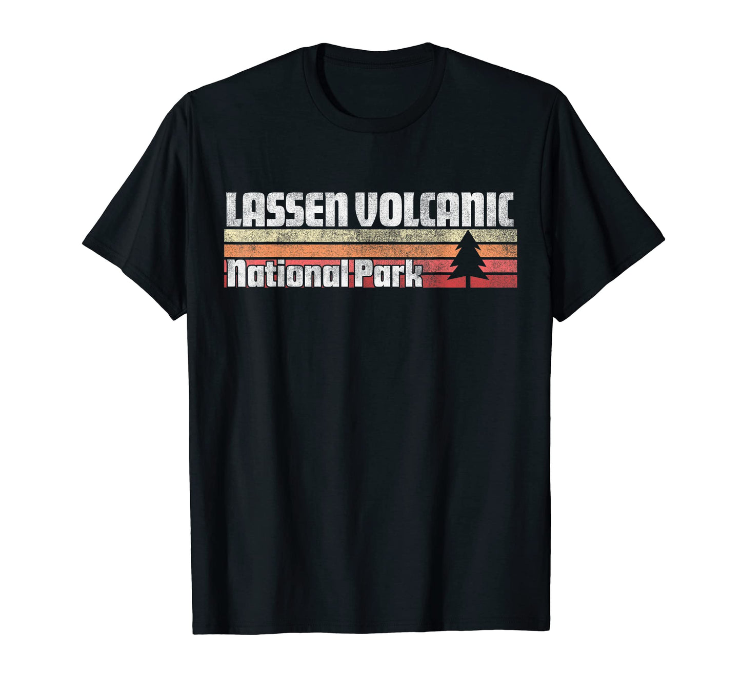 Lassen Volcanic National Park 70S 80S T-Shirt - Trendy Graphic Men Women - T-Shirt, Sweatshirt, Hoodie