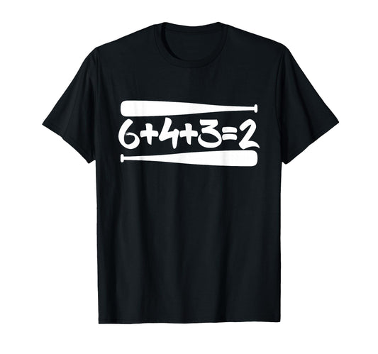 643 2 Baseball Double Play Mom Dad T-Shirt - Unique Graphic for Adults - T-Shirt, Sweatshirt, Hoodie