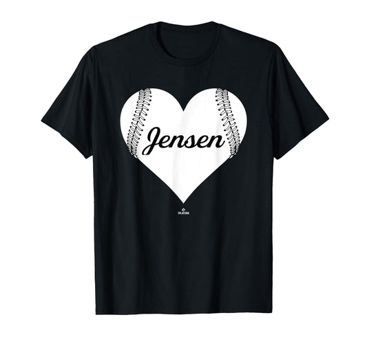 Baseball Heart Carter Jensen Prospect T-Shirt - Custom Art Print Men Women - T-Shirt, Sweatshirt, Hoodie