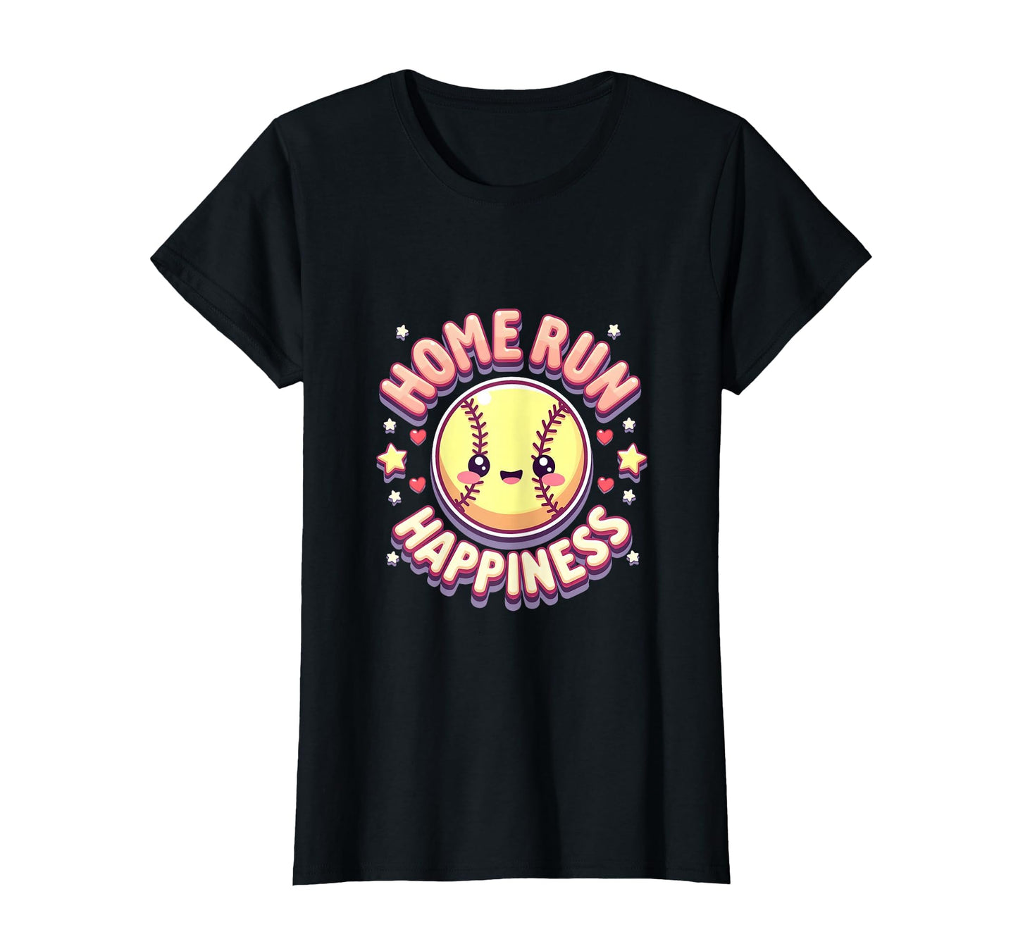 Home Run Happiness Softball T-Shirt - Streetwear Style Men Women - T-Shirt, Sweatshirt, Hoodie