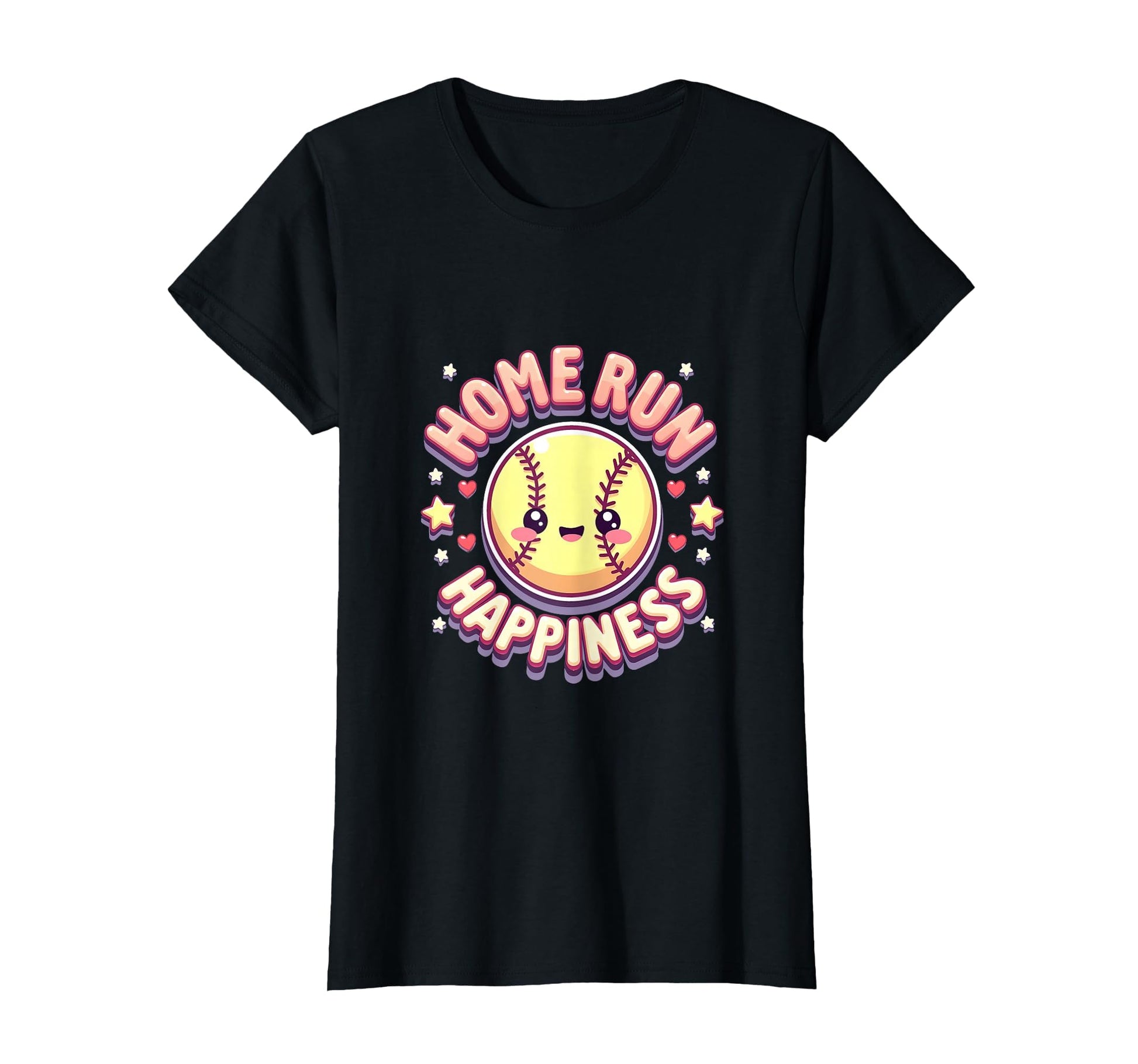 Home Run Happiness Softball T-Shirt - Streetwear Style Men Women - T-Shirt, Sweatshirt, Hoodie