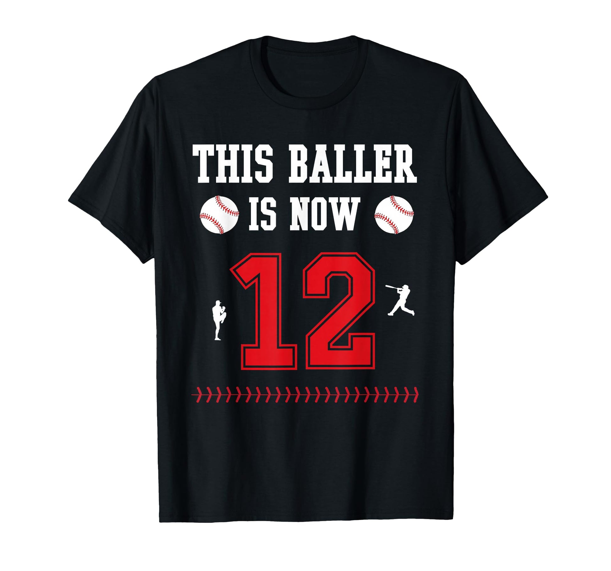 This Baller Is Now 12 Year Old 12Th T-Shirt - Custom Art Print Unisex - T-Shirt, Sweatshirt, Hoodie