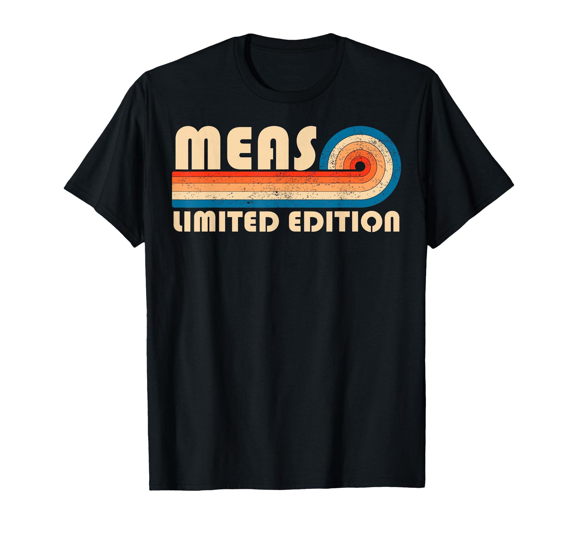 Meas 70S 80S Sunset Stripe T-Shirt - Unique Graphic for Adults - T-Shirt, Sweatshirt, Hoodie