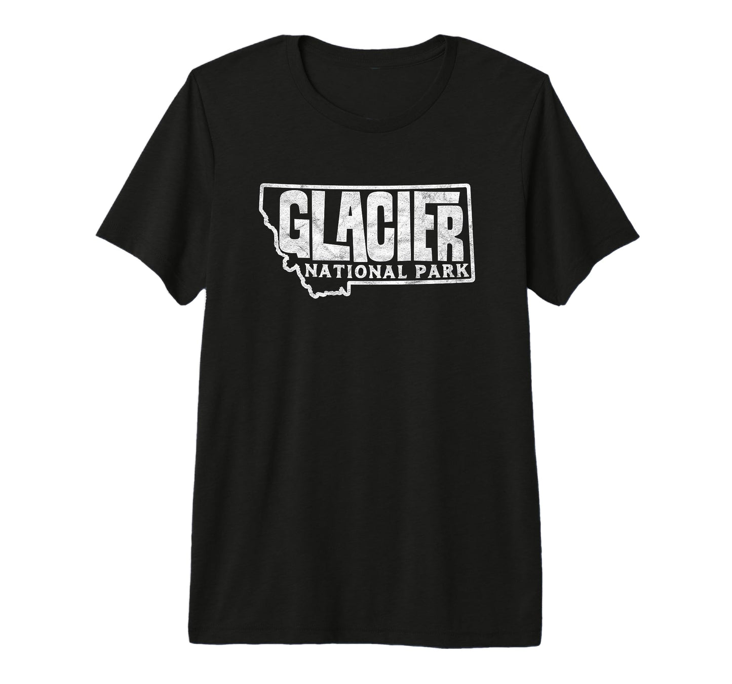 Glacier National Park Montana Tri T-Shirt - Streetwear Style for Adults - T-Shirt, Sweatshirt, Hoodie