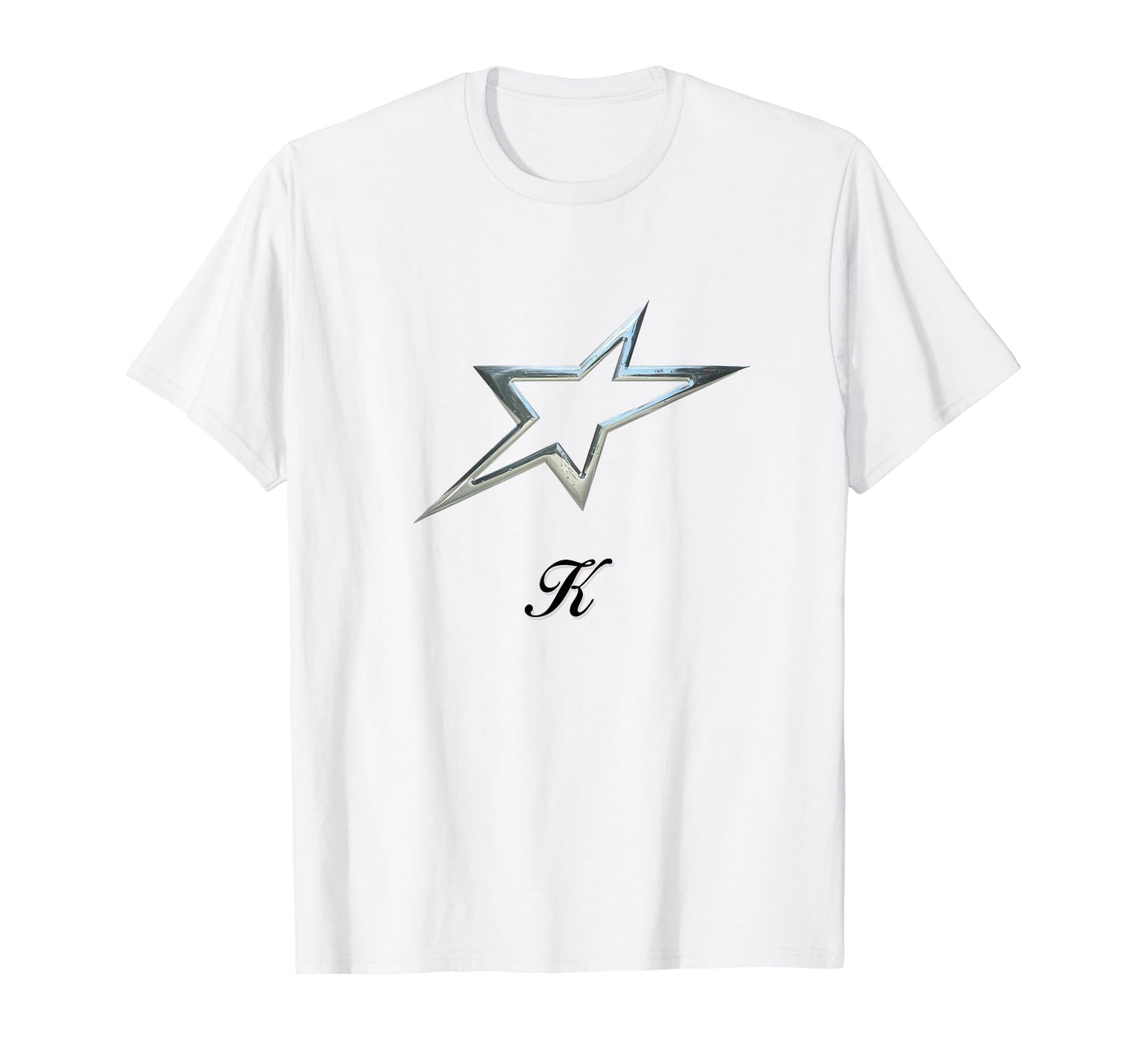 Star K Coquette Girlcore Y2K Aesthetic T-Shirt - Minimalist Print Unisex - T-Shirt, Sweatshirt, Hoodie