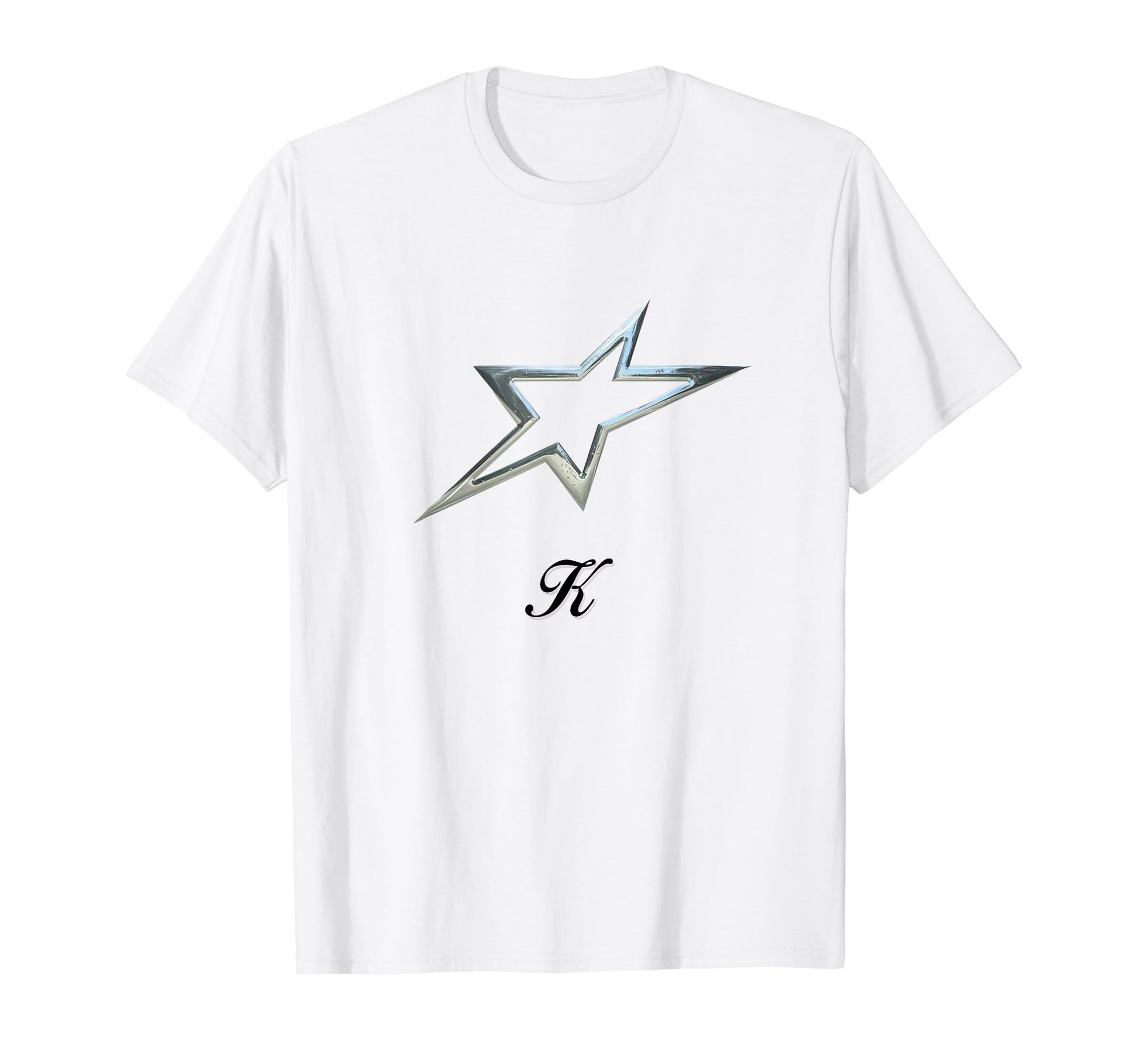 Star K Coquette Girlcore Y2K Aesthetic T-Shirt - Minimalist Print Unisex - T-Shirt, Sweatshirt, Hoodie