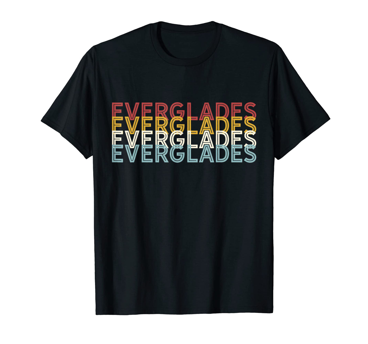70S Usa Everglades National Park T-Shirt - Casual Everyday Wear Men Women - T-Shirt, Sweatshirt, Hoodie