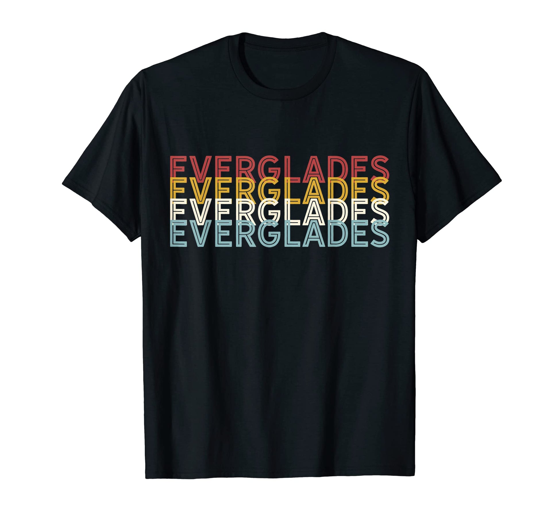 70S Usa Everglades National Park T-Shirt - Casual Everyday Wear Men Women - T-Shirt, Sweatshirt, Hoodie