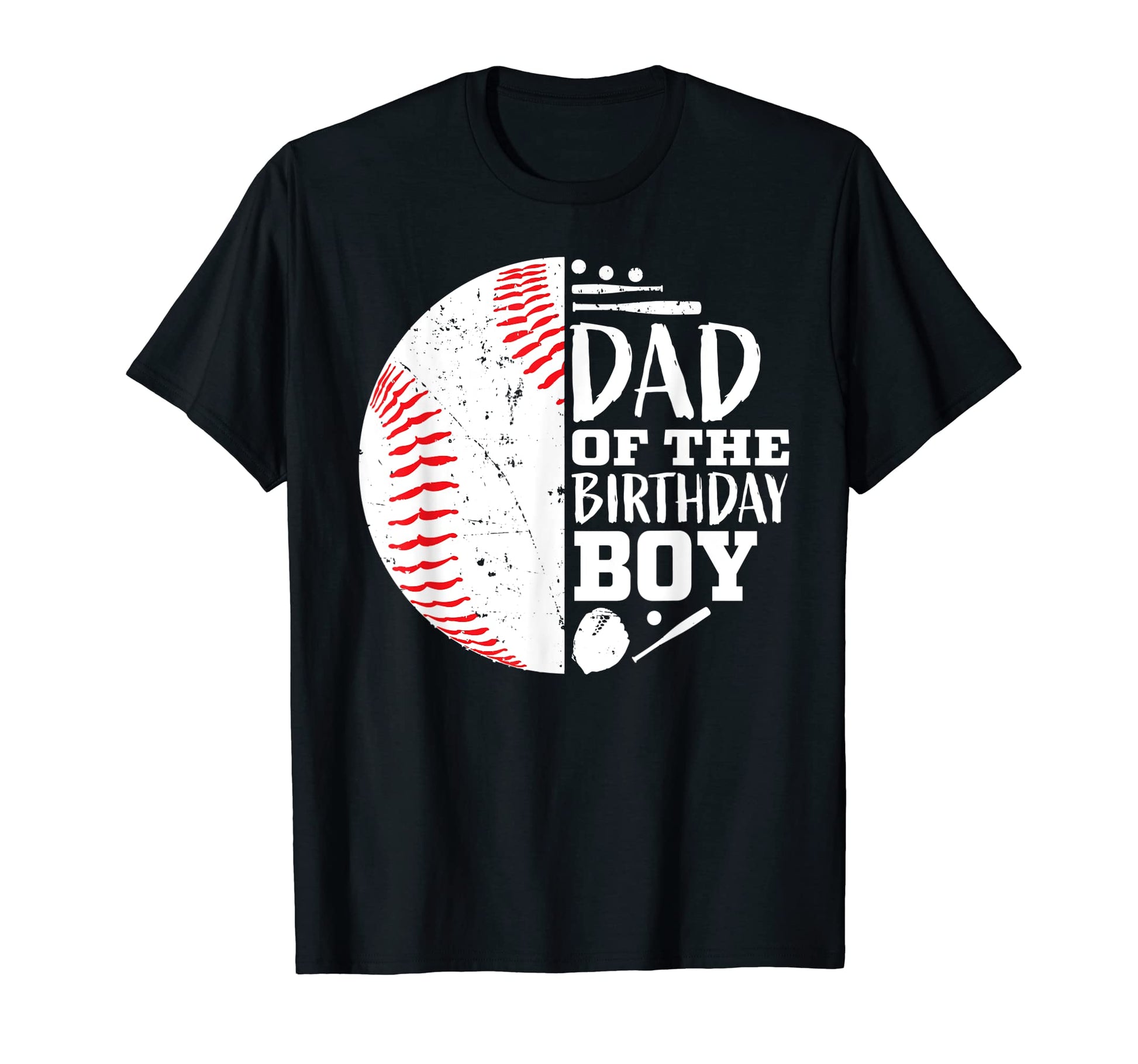Mens Dad Birthday Baseball Themed T-Shirt - Custom Art Print Men Women - T-Shirt, Sweatshirt, Hoodie