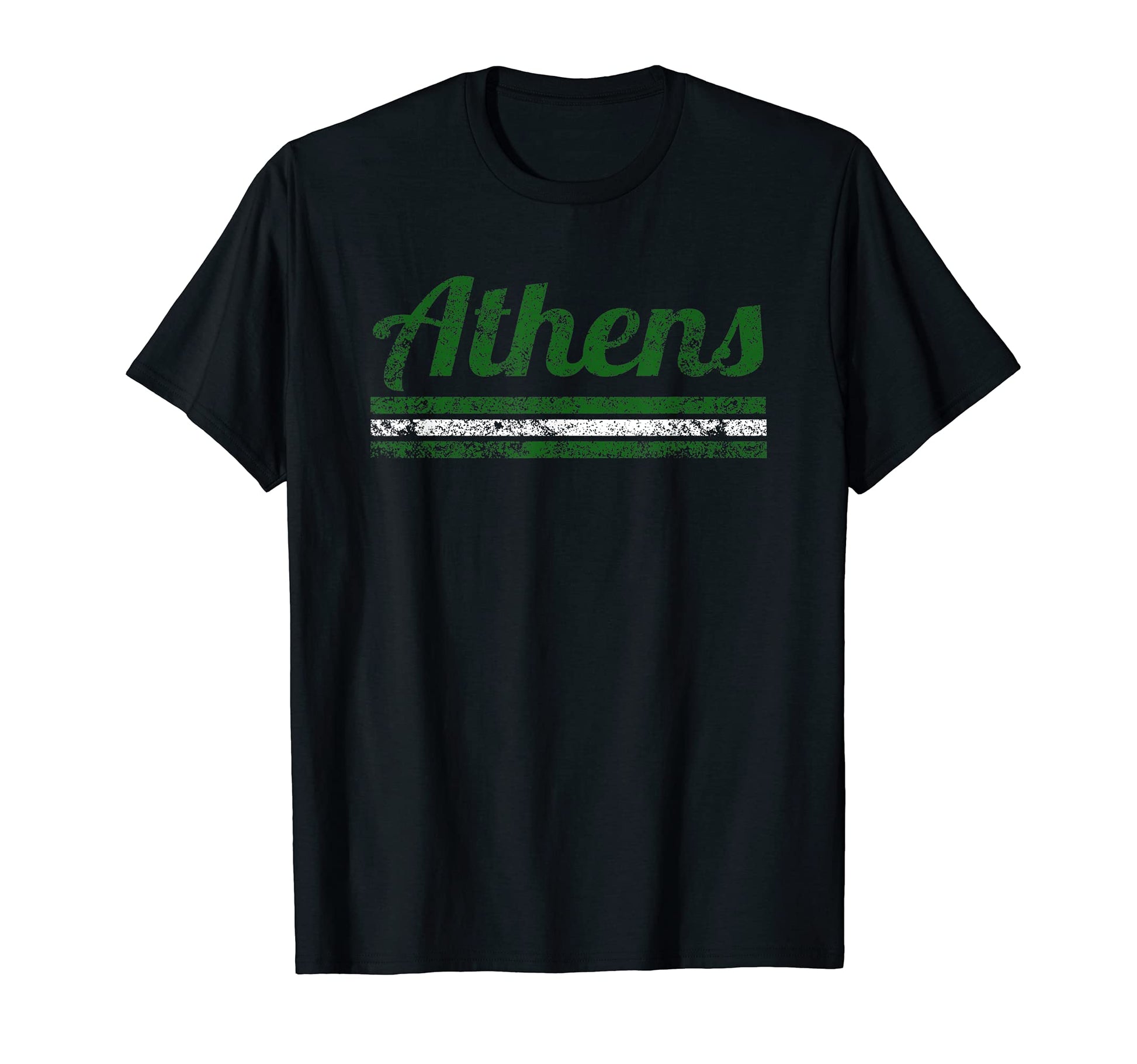 Athens Ohio Weathered Stripe T-Shirt - Minimalist Print for Adults - T-Shirt, Sweatshirt, Hoodie