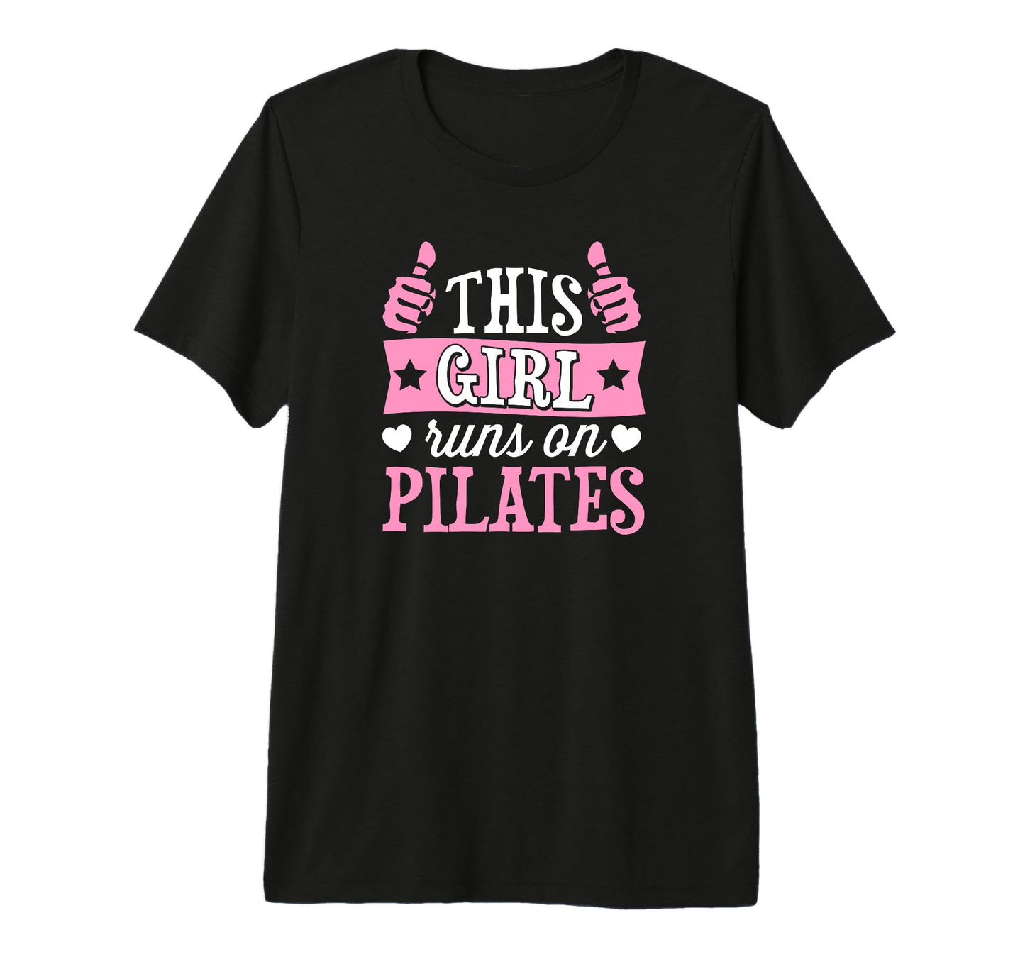 This Runs Pilates Tri Blend T-Shirt - Custom Art Print Men Women - T-Shirt, Sweatshirt, Hoodie