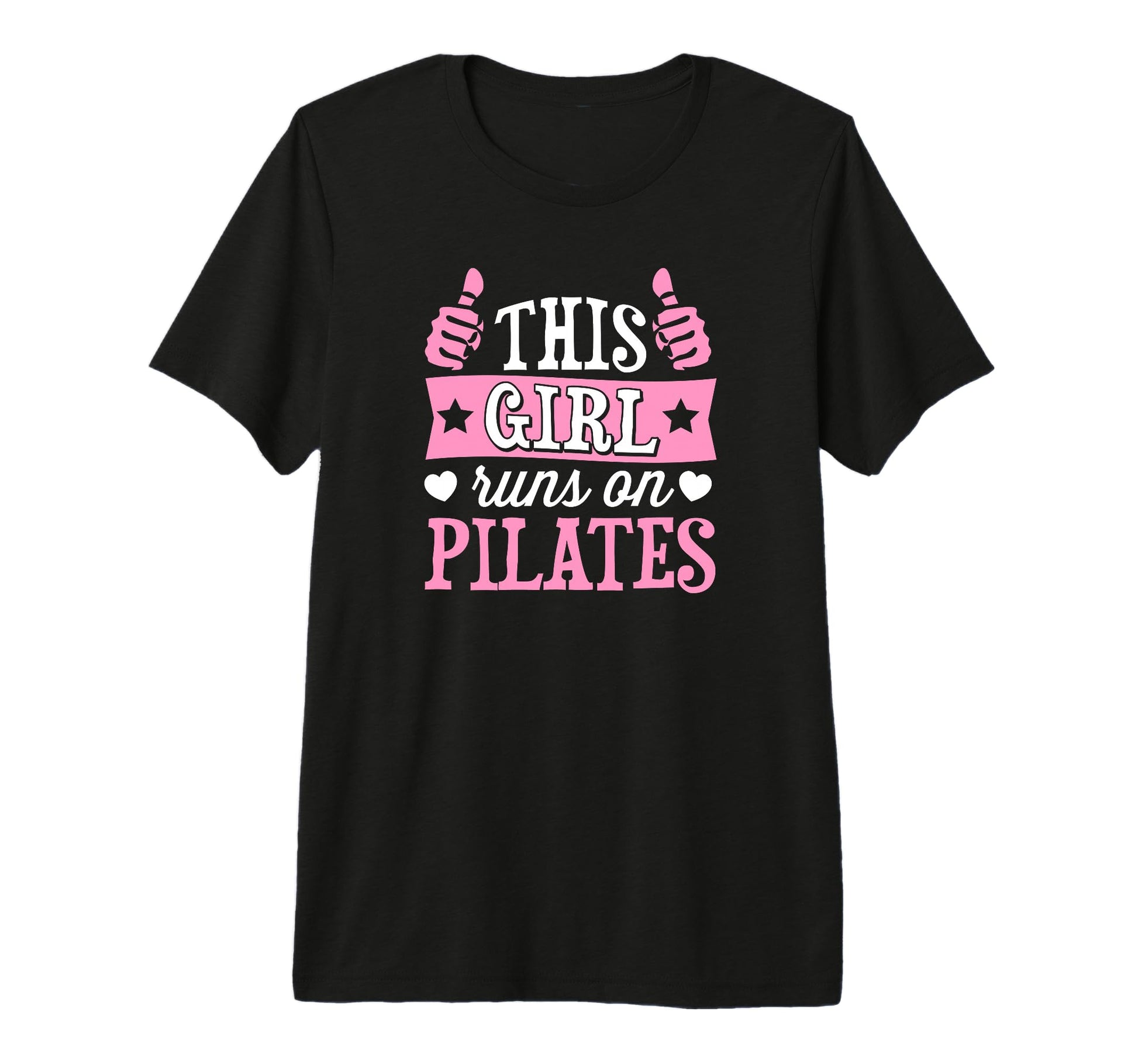 This Runs Pilates Tri Blend T-Shirt - Custom Art Print Men Women - T-Shirt, Sweatshirt, Hoodie