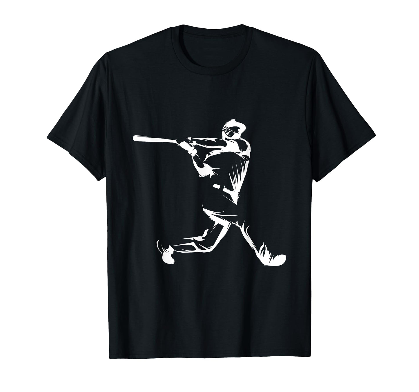 Baseball Player Hitter Taking Swing T-Shirt - Trendy Graphic for Adults - T-Shirt, Sweatshirt, Hoodie