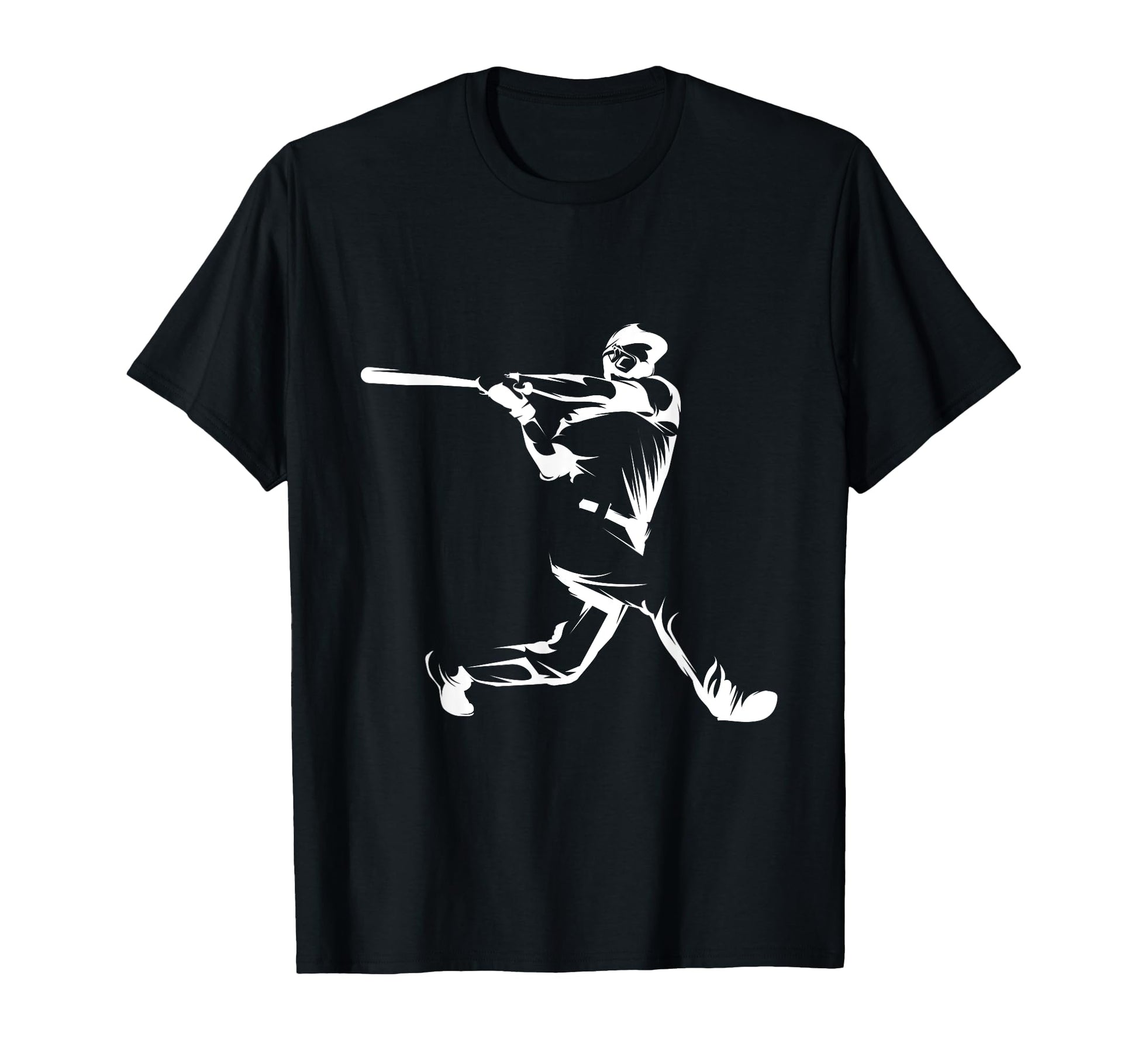 Baseball Player Hitter Taking Swing T-Shirt - Trendy Graphic for Adults - T-Shirt, Sweatshirt, Hoodie