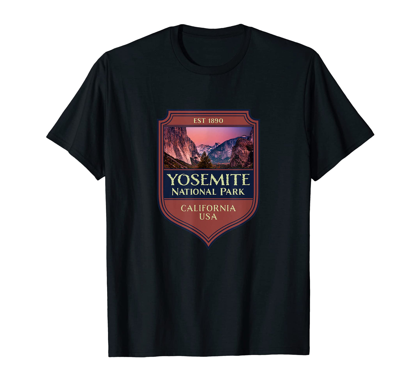 Yosemite National Park Picture T-Shirt - Casual Everyday Wear for Adults - T-Shirt, Sweatshirt, Hoodie