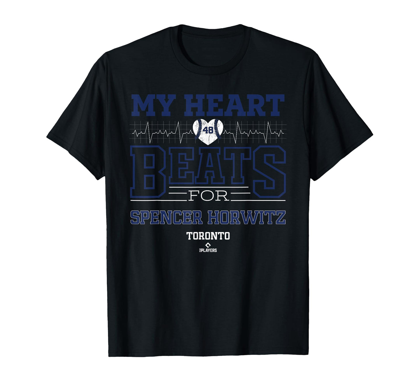 My Heart Beats Spencer Horwitz Toronto T-Shirt - Fun Novelty Design Unisex - T-Shirt, Sweatshirt, Hoodie