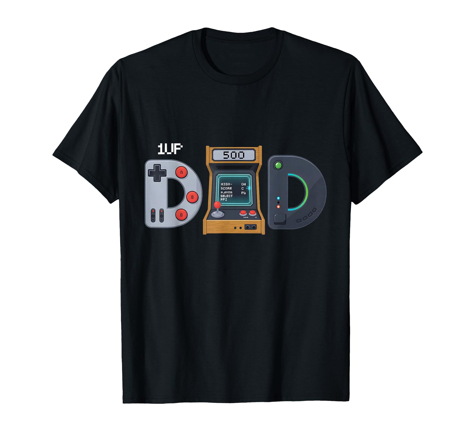 Gamer Dad Arcade Gaming Father T-Shirt - Fun Novelty Design for Adults - T-Shirt, Sweatshirt, Hoodie