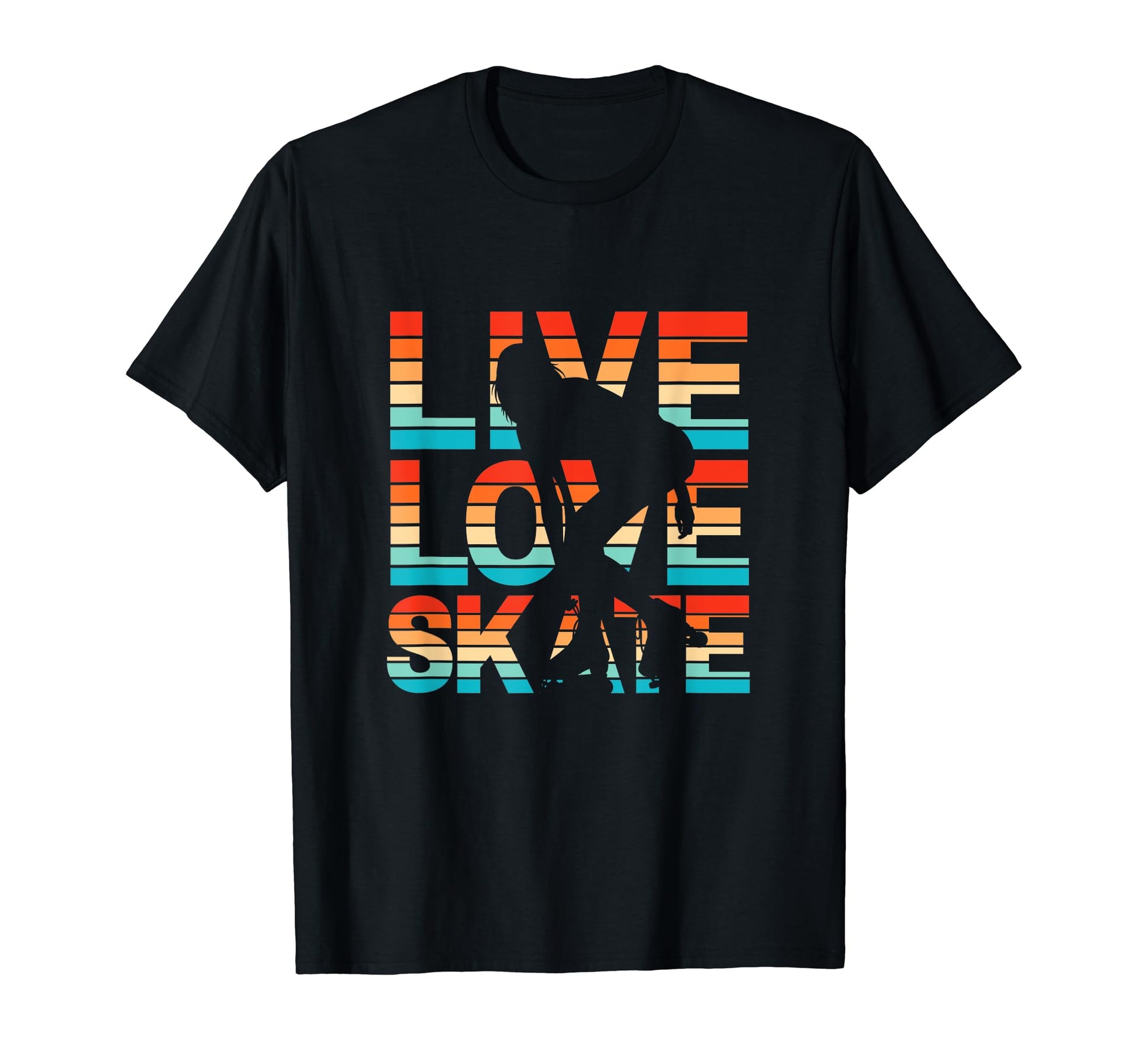 Live Love Skate Roller Derby T-Shirt - Trendy Graphic for Adults - T-Shirt, Sweatshirt, Hoodie