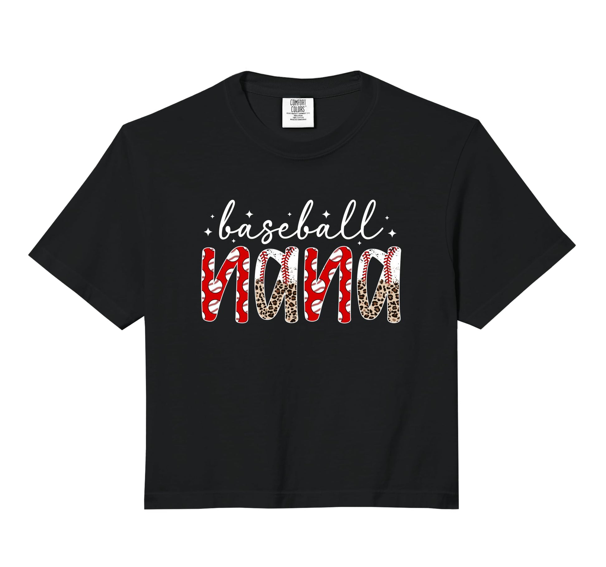 Baseball Nana Leopard Nana Sweatshirt - Casual Everyday Wear Unisex - T-Shirt, Sweatshirt, Hoodie