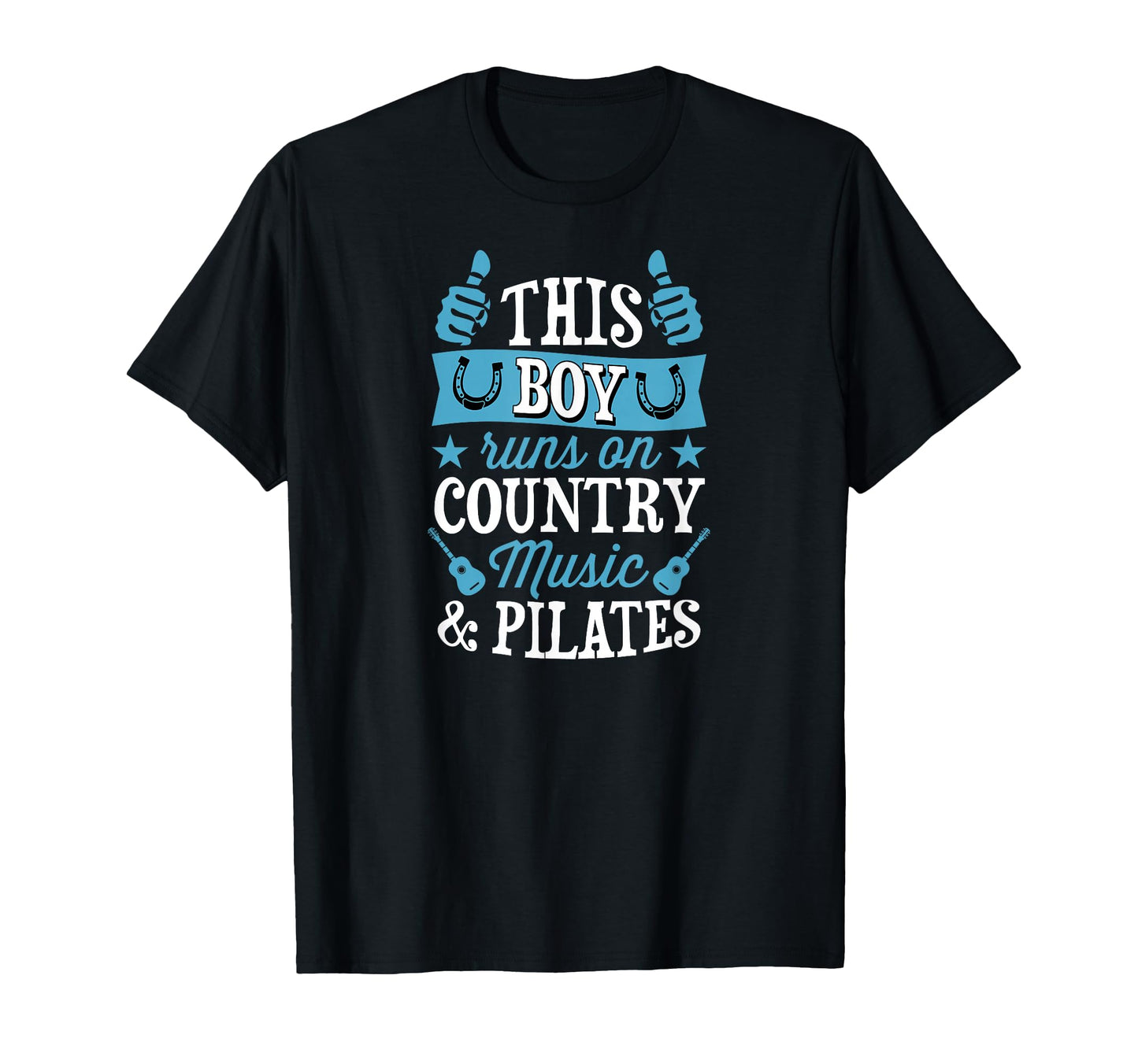 This Runs Country Music And Pilates T-Shirt - Unique Graphic for Adults - T-Shirt, Sweatshirt, Hoodie