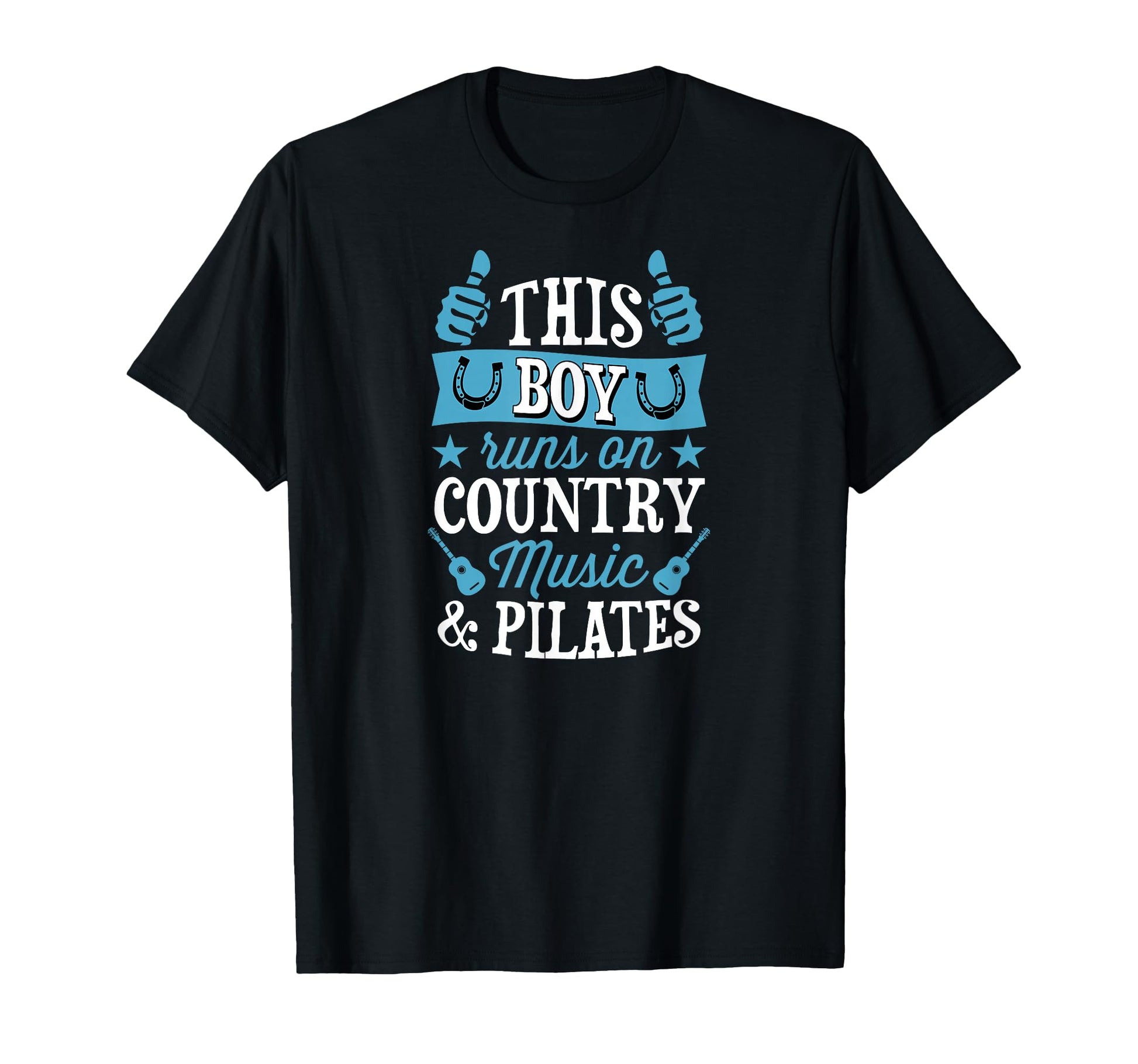 This Runs Country Music And Pilates T-Shirt - Unique Graphic for Adults - T-Shirt, Sweatshirt, Hoodie