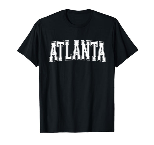 Atlanta Ga Georgia Usa Sports T-Shirt - Casual Everyday Wear for Adults - T-Shirt, Sweatshirt, Hoodie