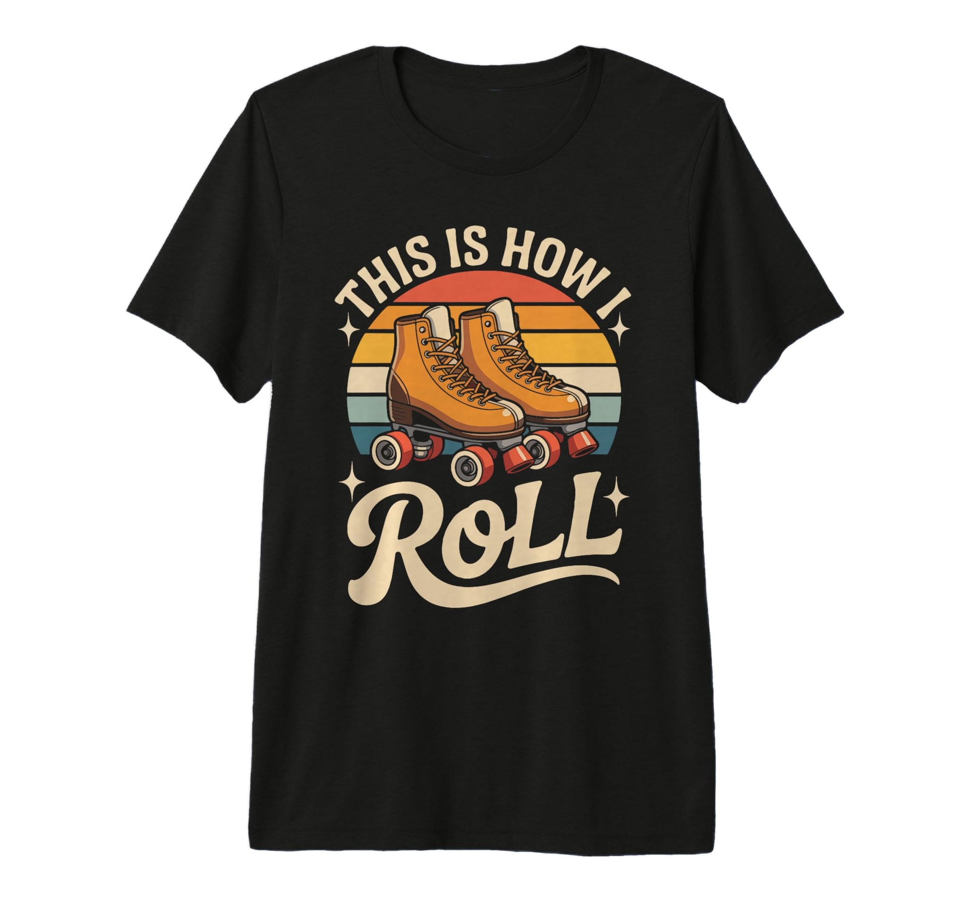 This Is How I Roll Roller Skate Tri Blend T-Shirt - Trendy Graphic Unisex - T-Shirt, Sweatshirt, Hoodie