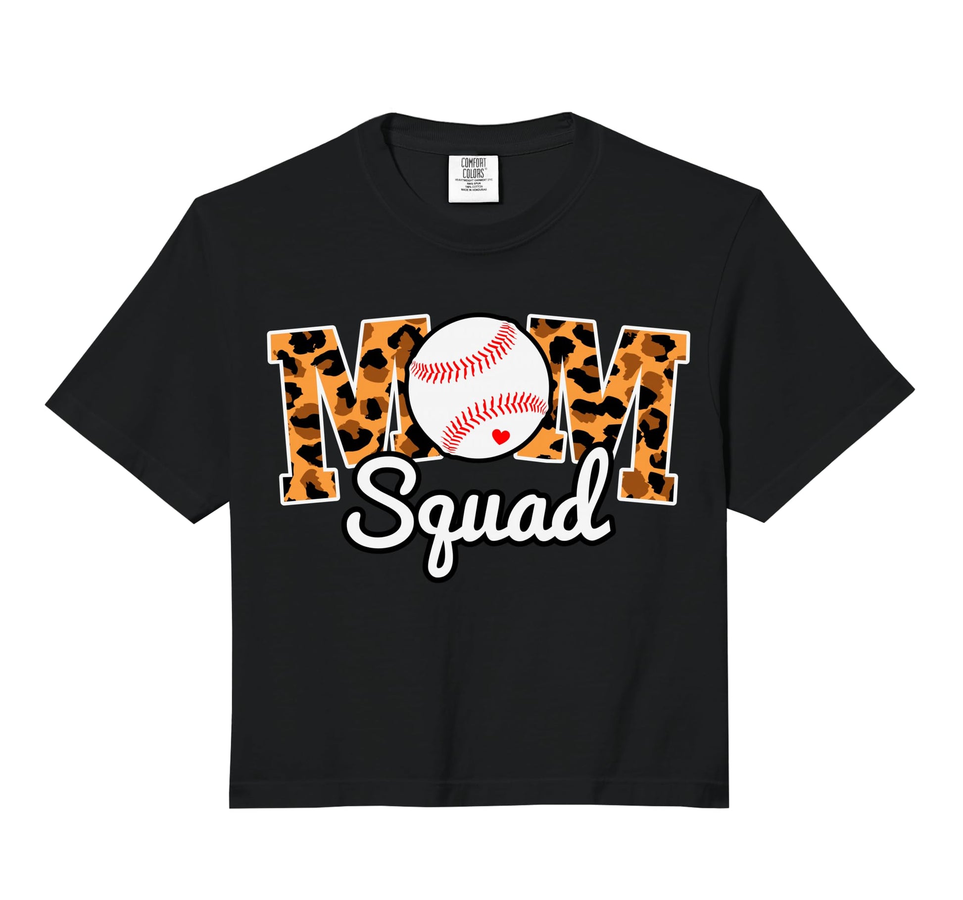 Mom Squad Leopard Baseball Mother Sweatshirt - Graphic Print Men Women - T-Shirt, Sweatshirt, Hoodie
