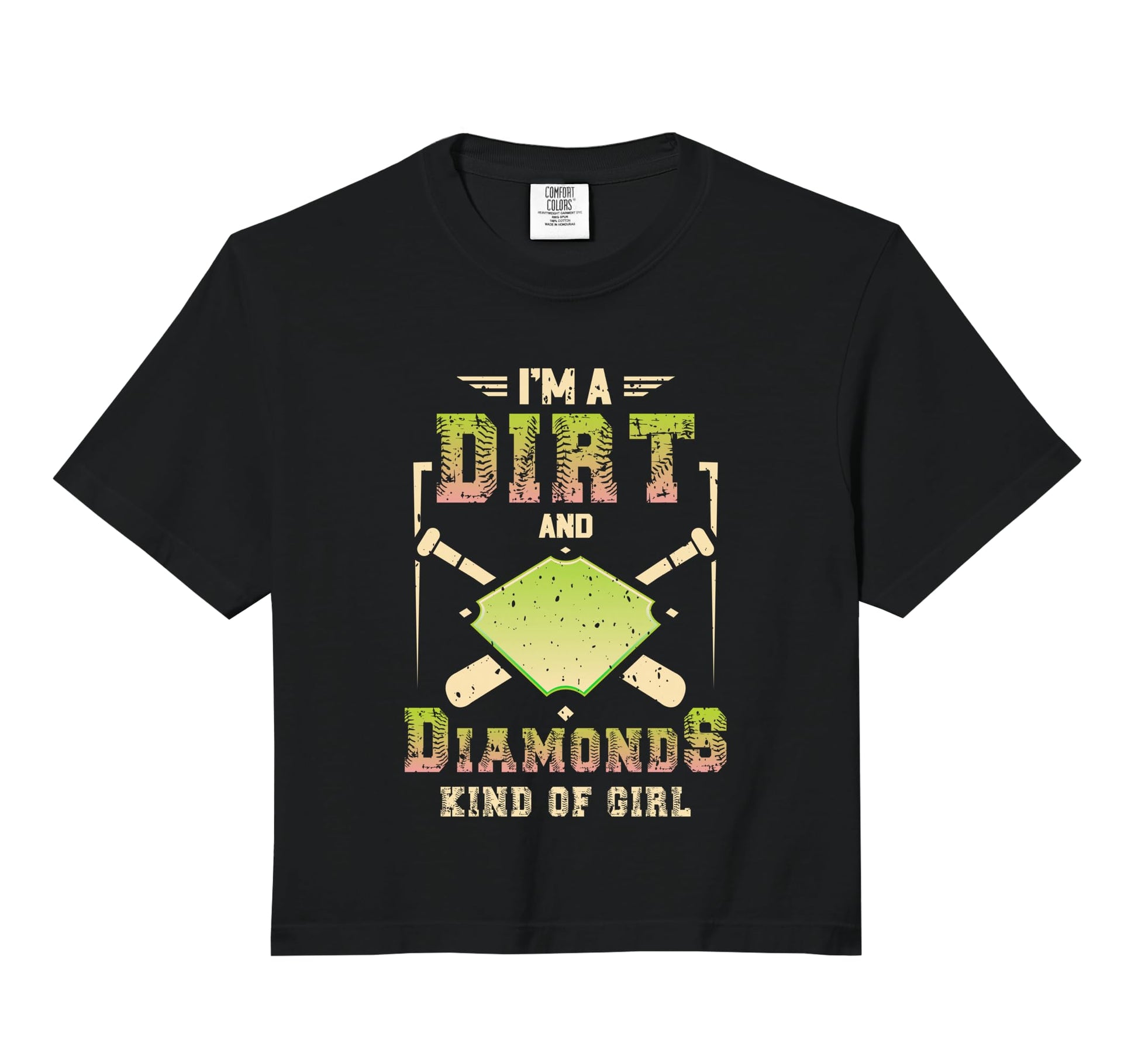 Im Dirt And Diamond Kind Softball Hoodie - Trendy Graphic Men Women - T-Shirt, Sweatshirt, Hoodie
