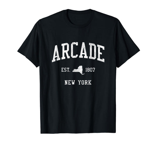 Arcade Ny Athletic Sports Js01 T-Shirt - Novelty Apparel Unisex - T-Shirt, Sweatshirt, Hoodie