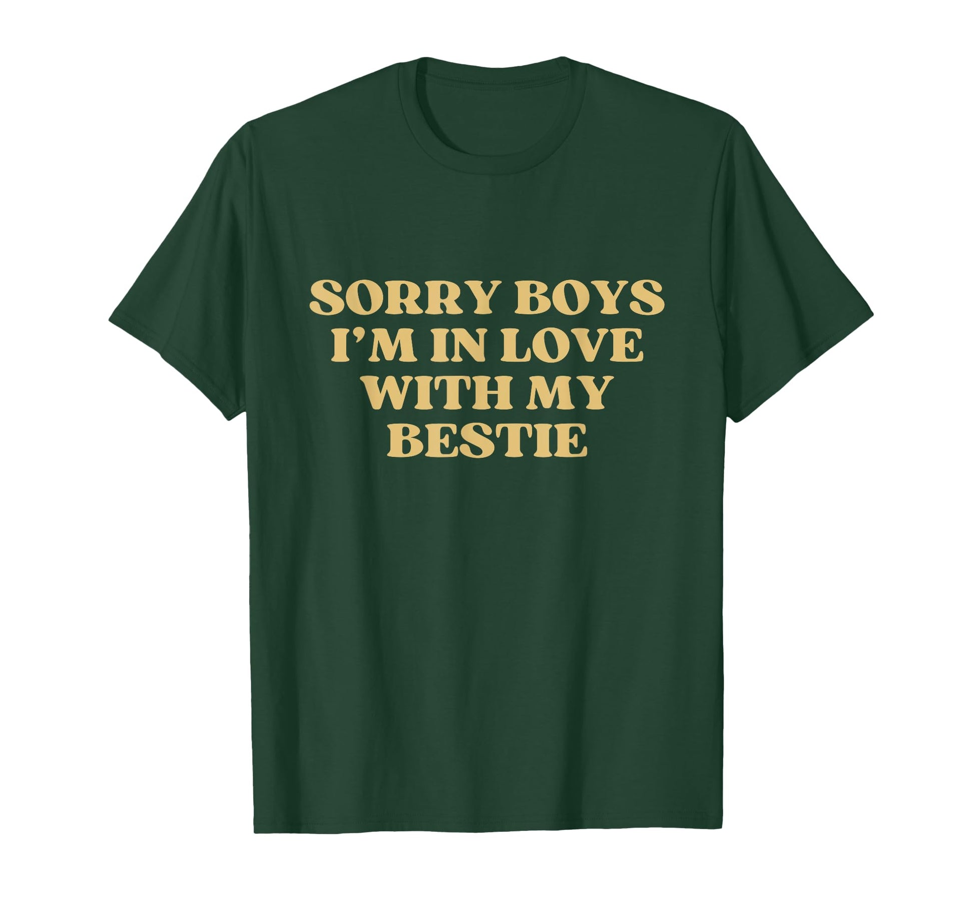 Sorry Im Love My Bestie Y2K Aesthetic T-Shirt - Graphic Print for Adults - T-Shirt, Sweatshirt, Hoodie