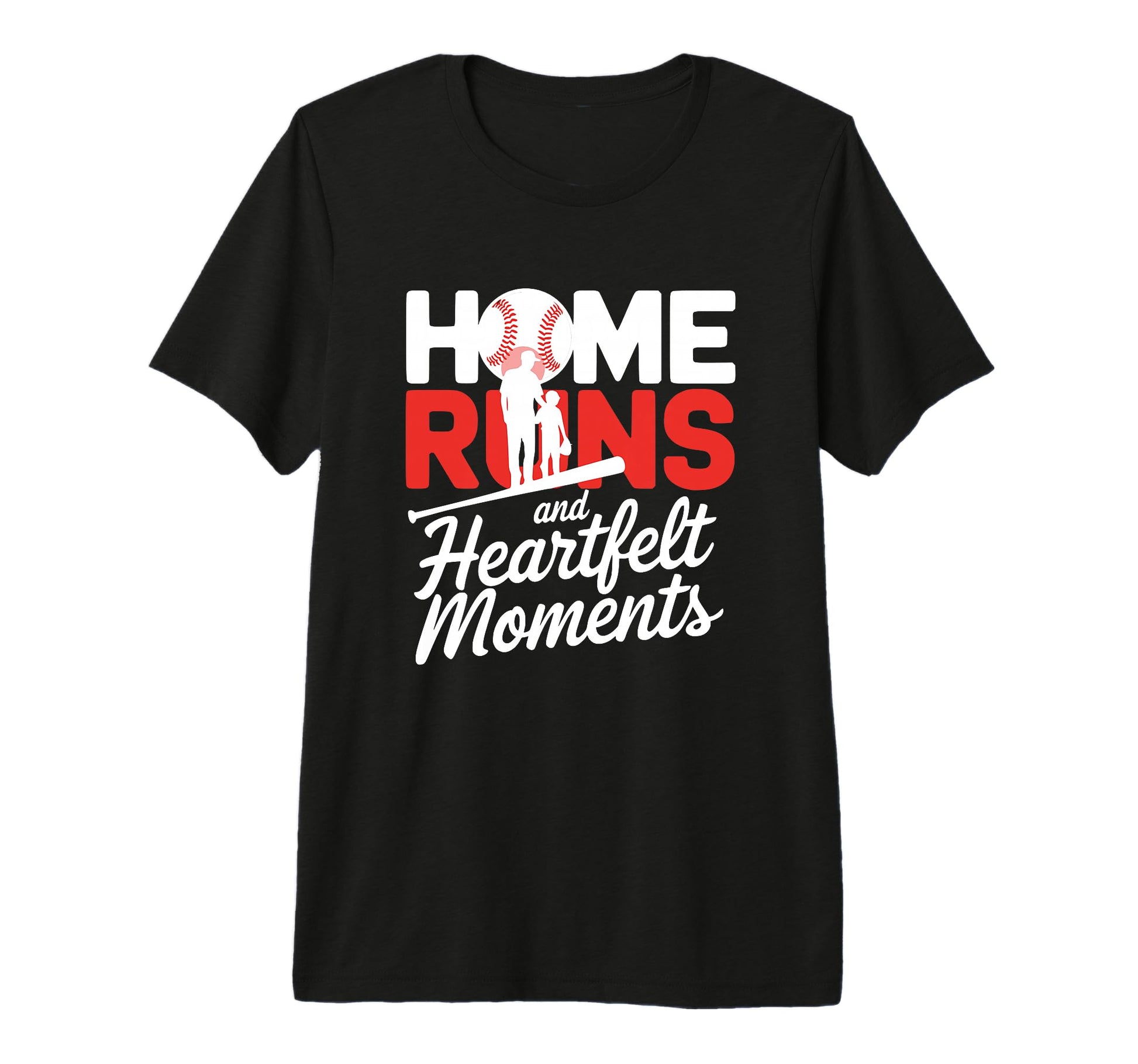 Home Runs And Heartfelt Moments Dad Son T-Shirt - Streetwear Style Unisex - T-Shirt, Sweatshirt, Hoodie