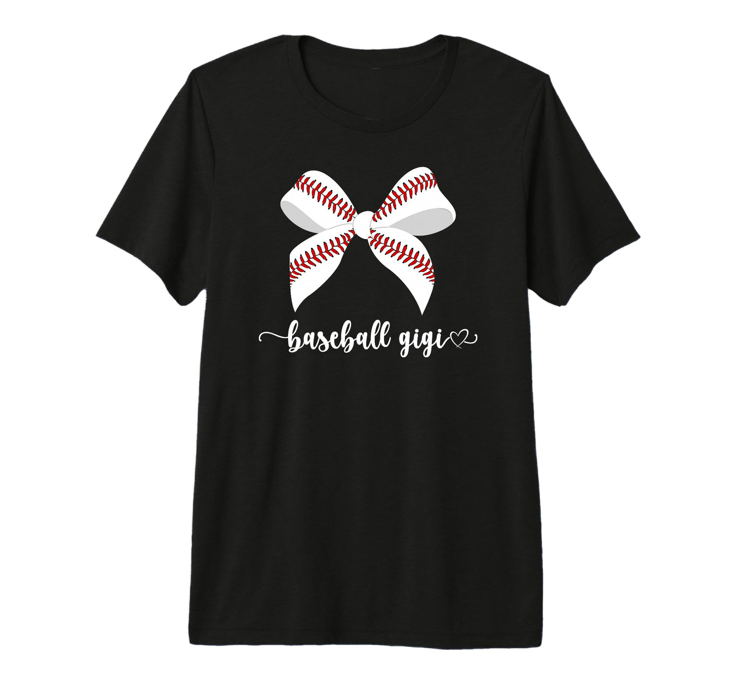 Baseball Gigi Grandma Coquette Baseball T-Shirt - Graphic Print Men Women - T-Shirt, Sweatshirt, Hoodie