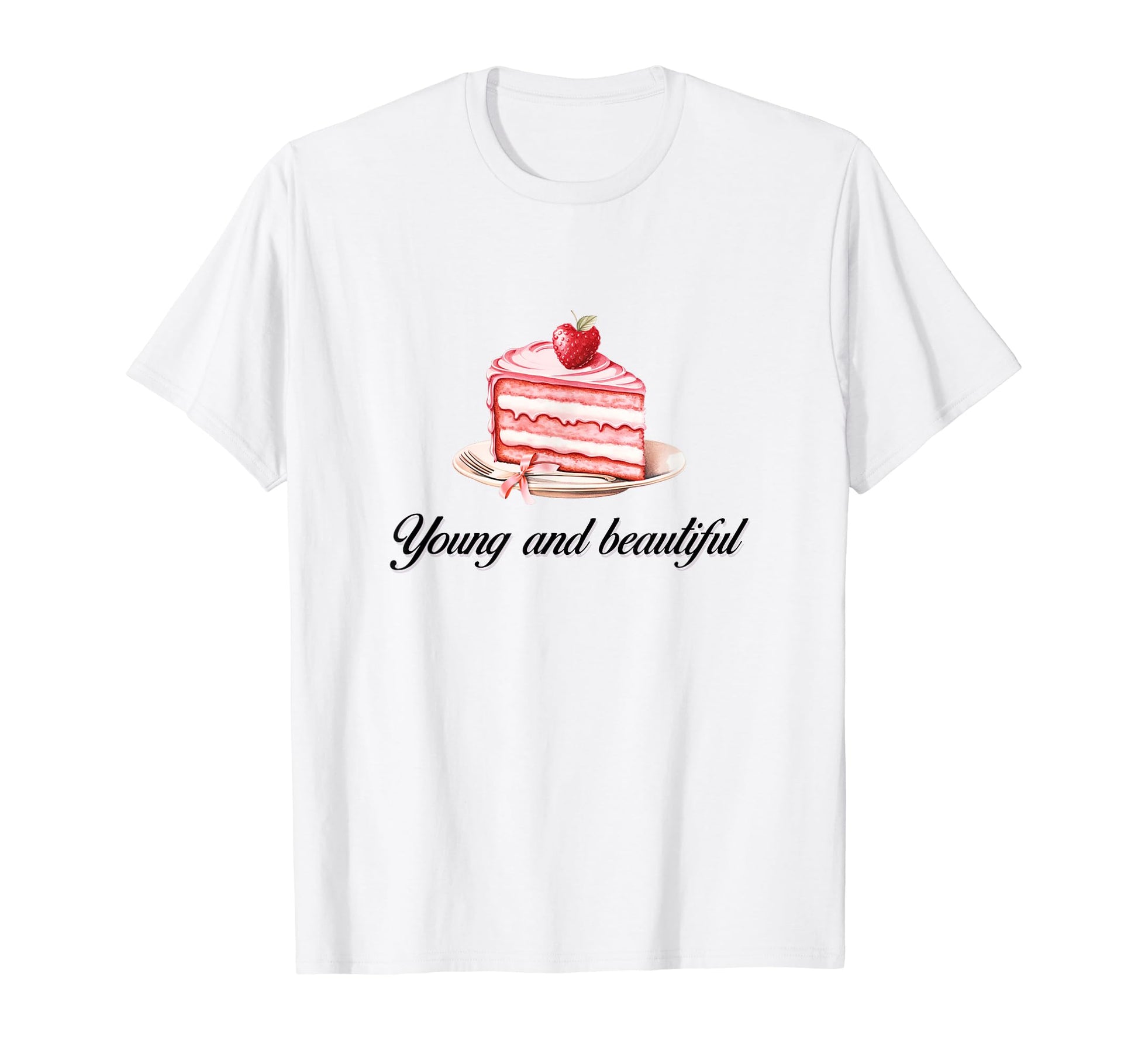 So Real Cake Coquette Girlcore Y2K T-Shirt - Fun Novelty Design Men Women - T-Shirt, Sweatshirt, Hoodie