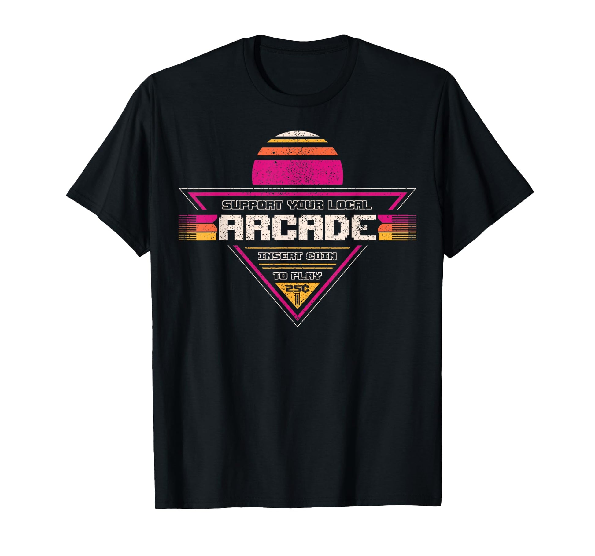 Support Your Local Arcade 80S Gamer T-Shirt - Custom Art Print Unisex - T-Shirt, Sweatshirt, Hoodie
