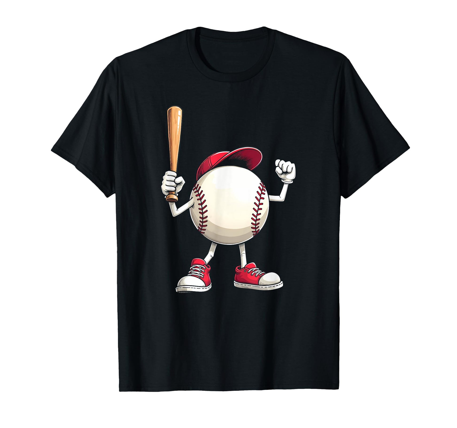 Baseball Playful Home Run Star T-Shirt - Custom Art Print Men Women - T-Shirt, Sweatshirt, Hoodie