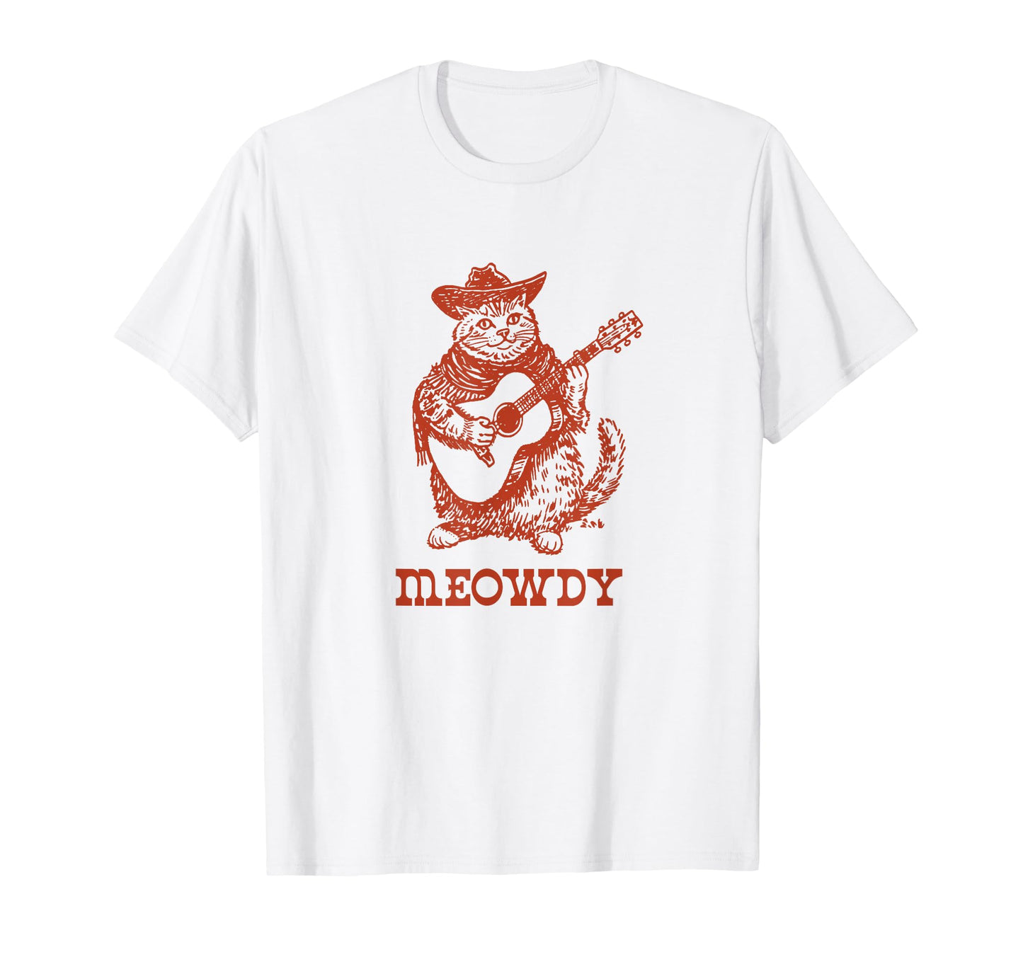 Meowdy Funny Country Music Cat Cowgirl T-Shirt - Graphic Print Unisex - T-Shirt, Sweatshirt, Hoodie