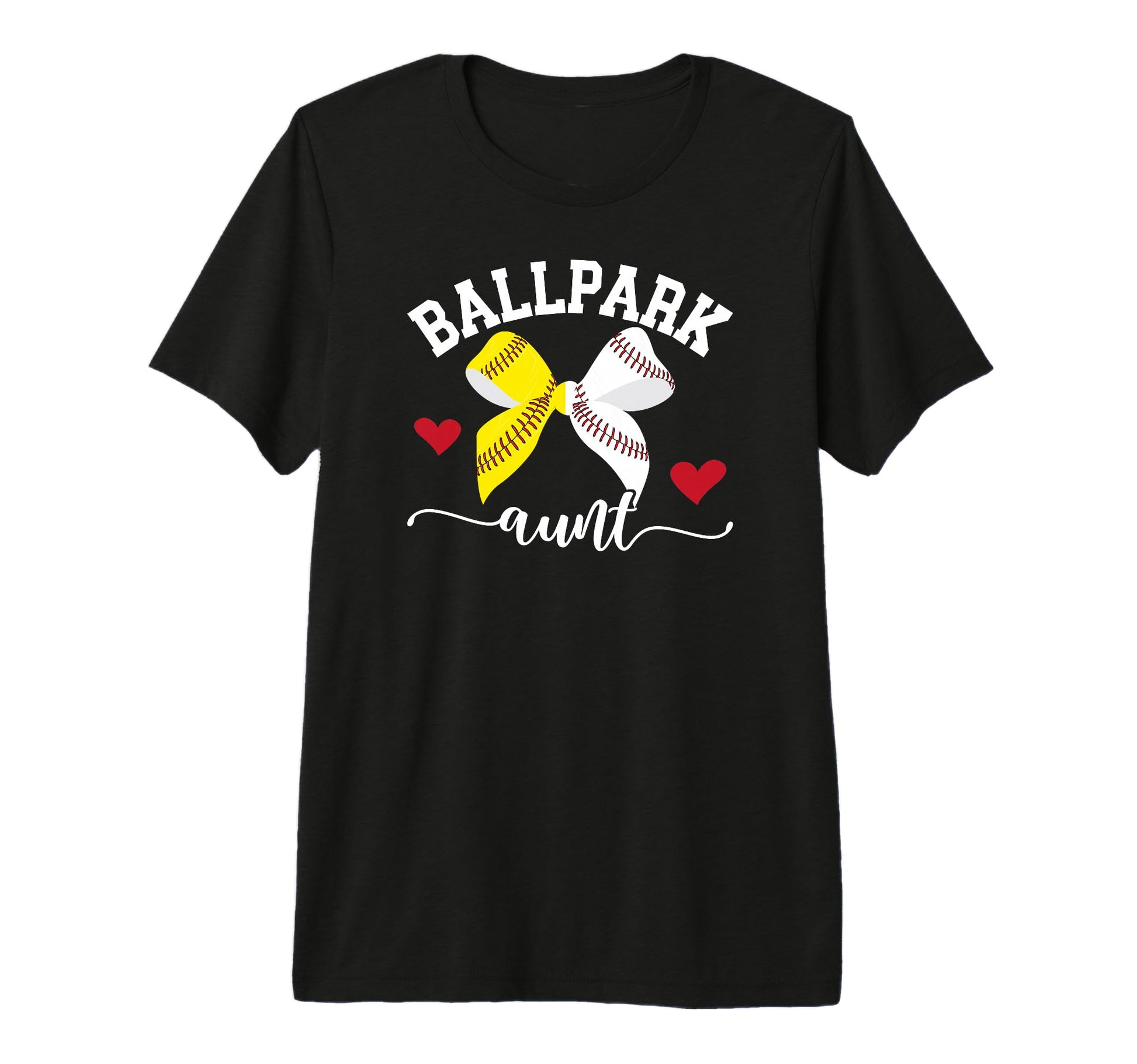 Ballpark Aunt Softball Baseball Aunt T-Shirt - Streetwear Style Unisex - T-Shirt, Sweatshirt, Hoodie