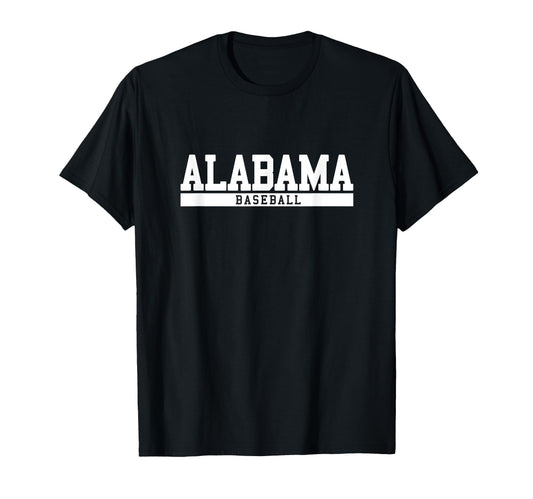 Alabama Baseball T Shirts T-Shirt - Minimalist Print for Adults - T-Shirt, Sweatshirt, Hoodie