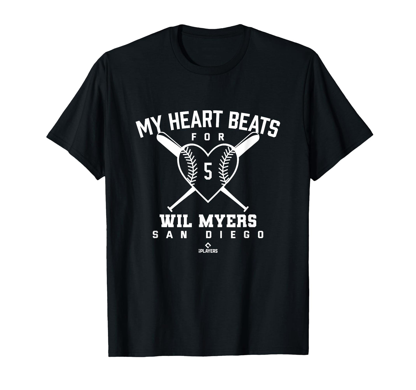 My Heart Beats Wil Myers T-Shirt - Casual Everyday Wear Men Women - T-Shirt, Sweatshirt, Hoodie
