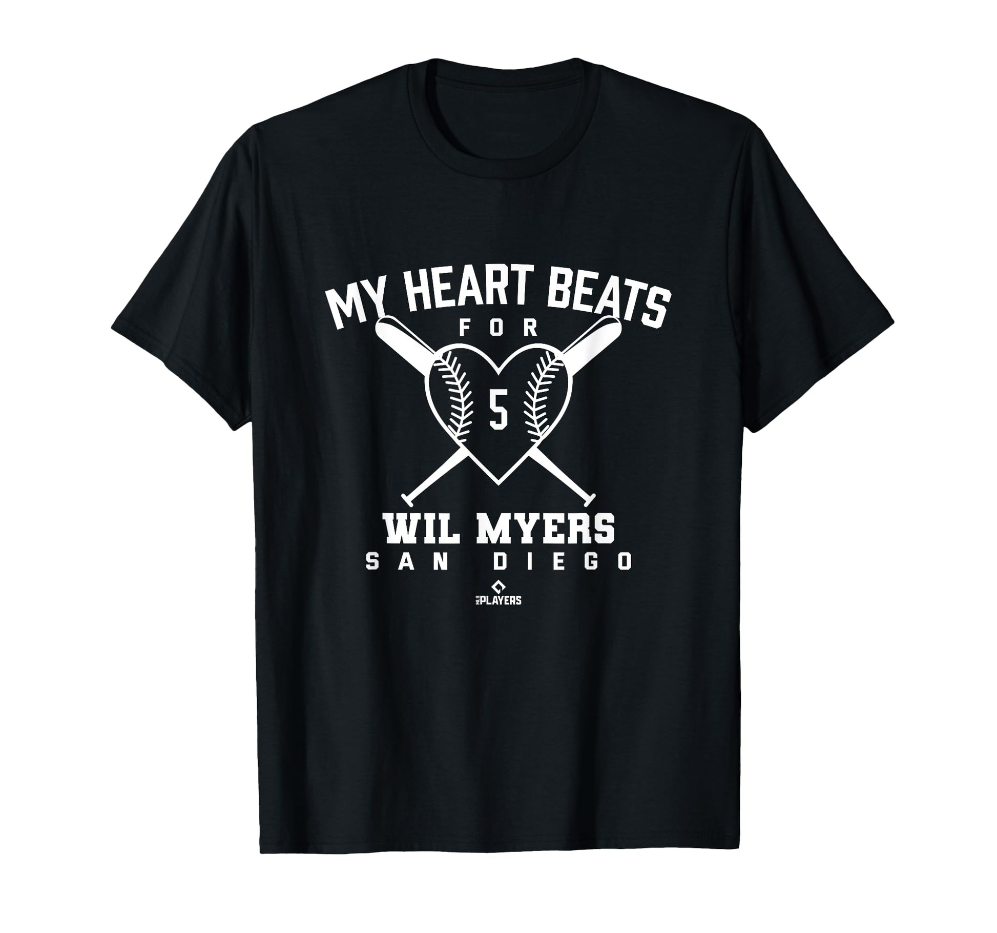 My Heart Beats Wil Myers T-Shirt - Casual Everyday Wear Men Women - T-Shirt, Sweatshirt, Hoodie