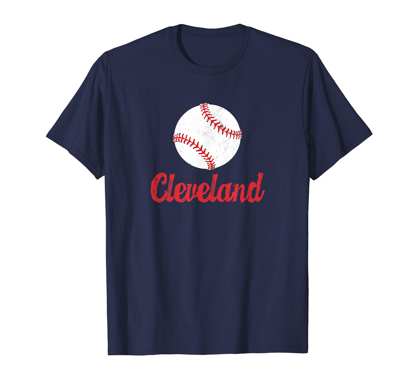 Cleveland Baseball Ohio Distressed T-Shirt - Trendy Graphic Men Women - T-Shirt, Sweatshirt, Hoodie