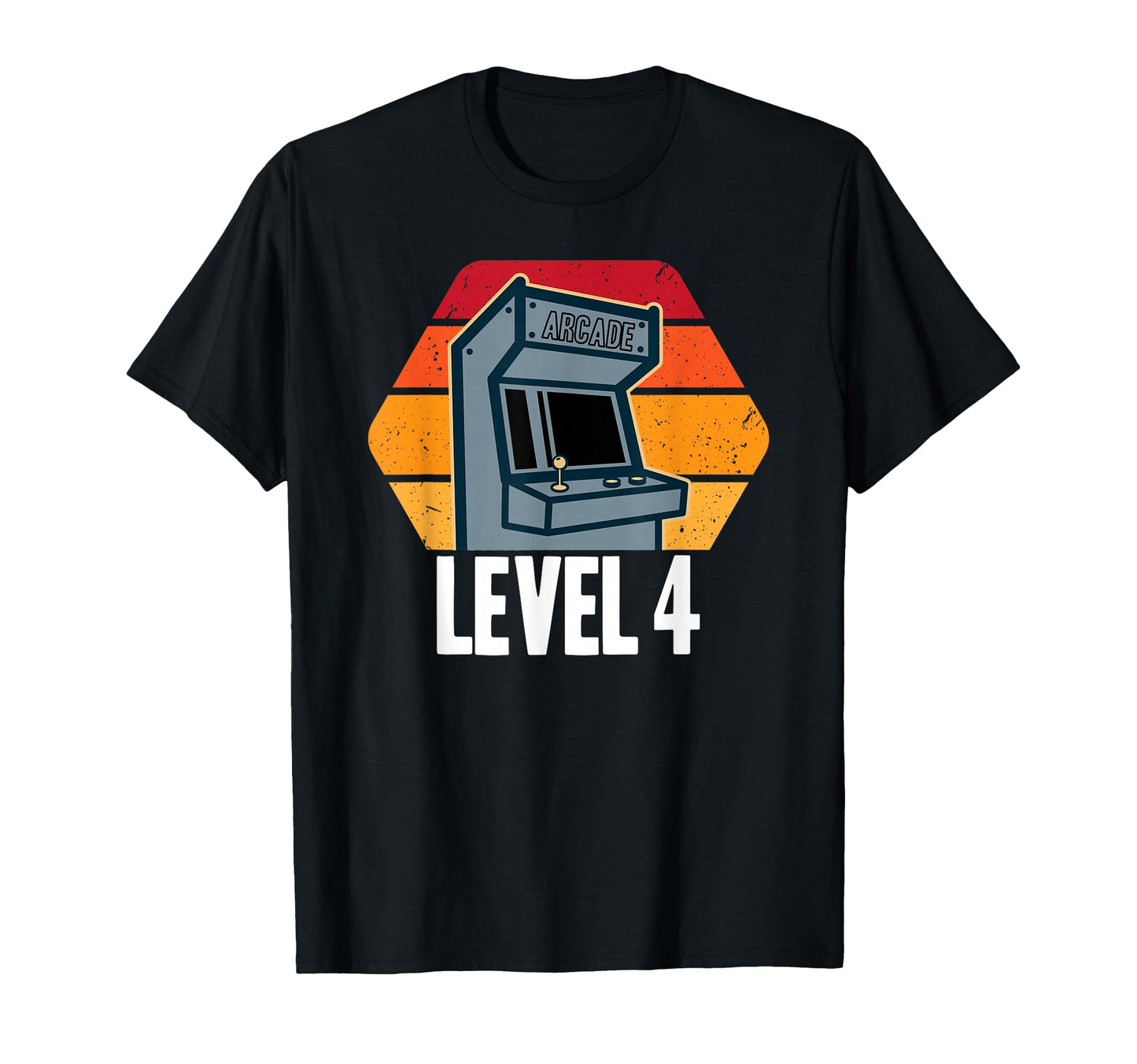4Th Birthday 4 Years Old Video Game T-Shirt - Custom Art Print Unisex - T-Shirt, Sweatshirt, Hoodie
