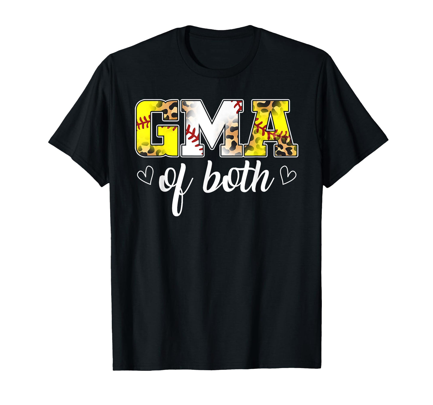 Gma Both Leopard Game Day Baseball T-Shirt - Aesthetic Graphic Unisex - T-Shirt, Sweatshirt, Hoodie